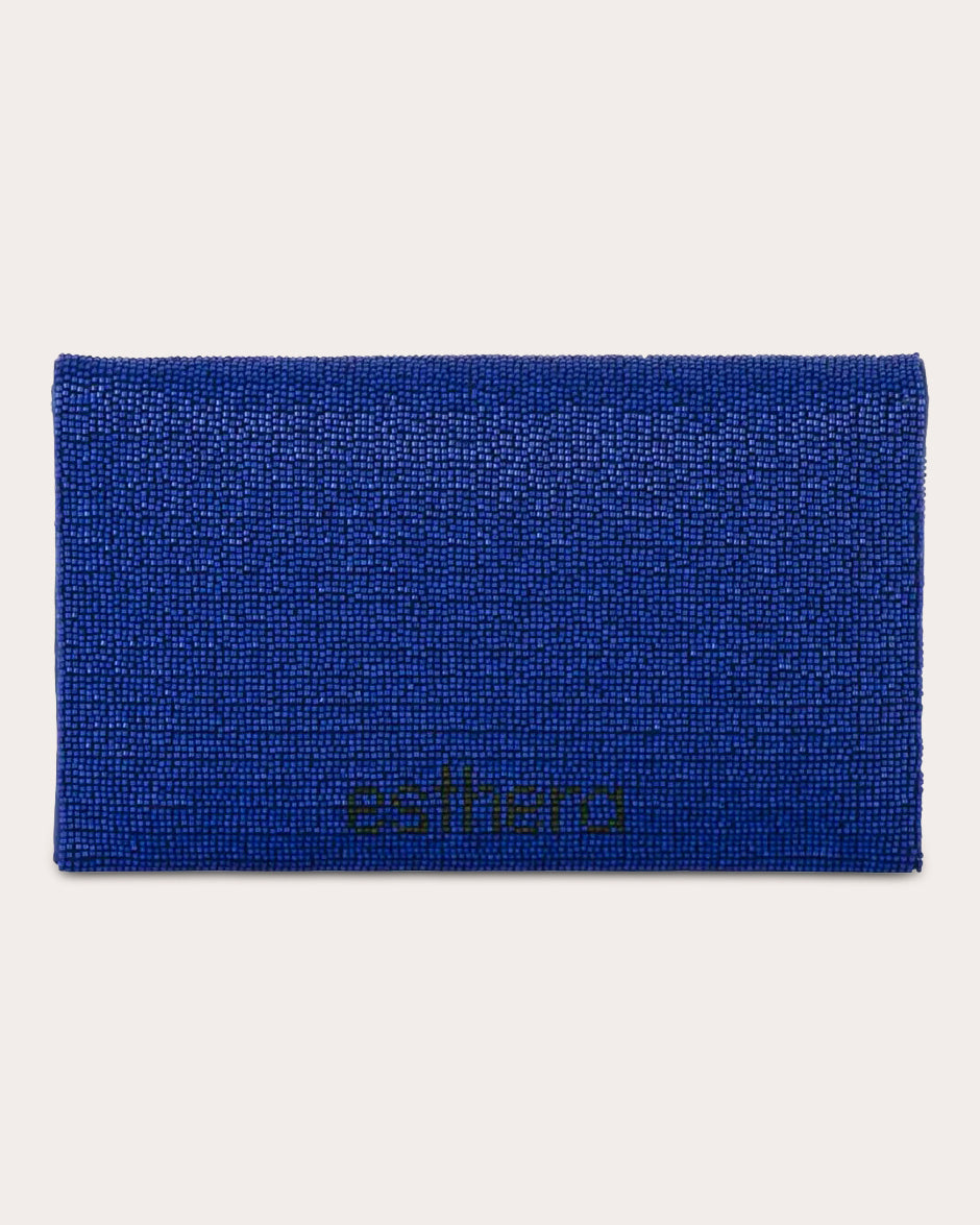 1AM Beaded Envelope Clutch Bag