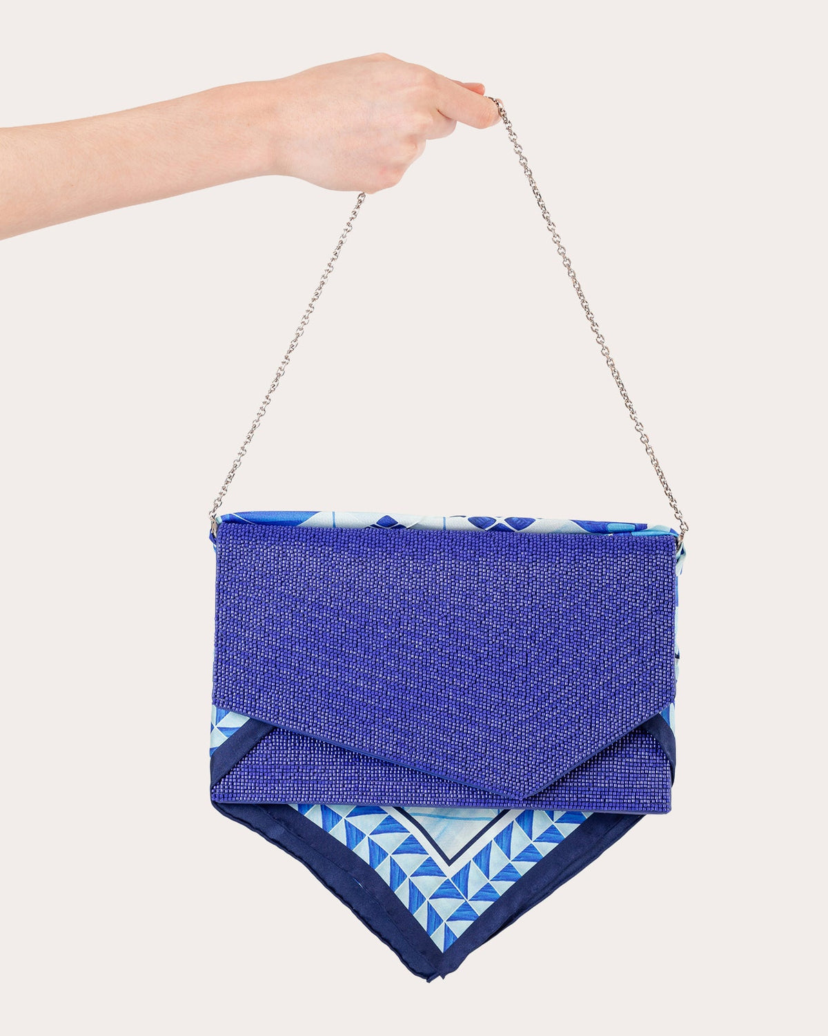 1AM Beaded Envelope Clutch Bag