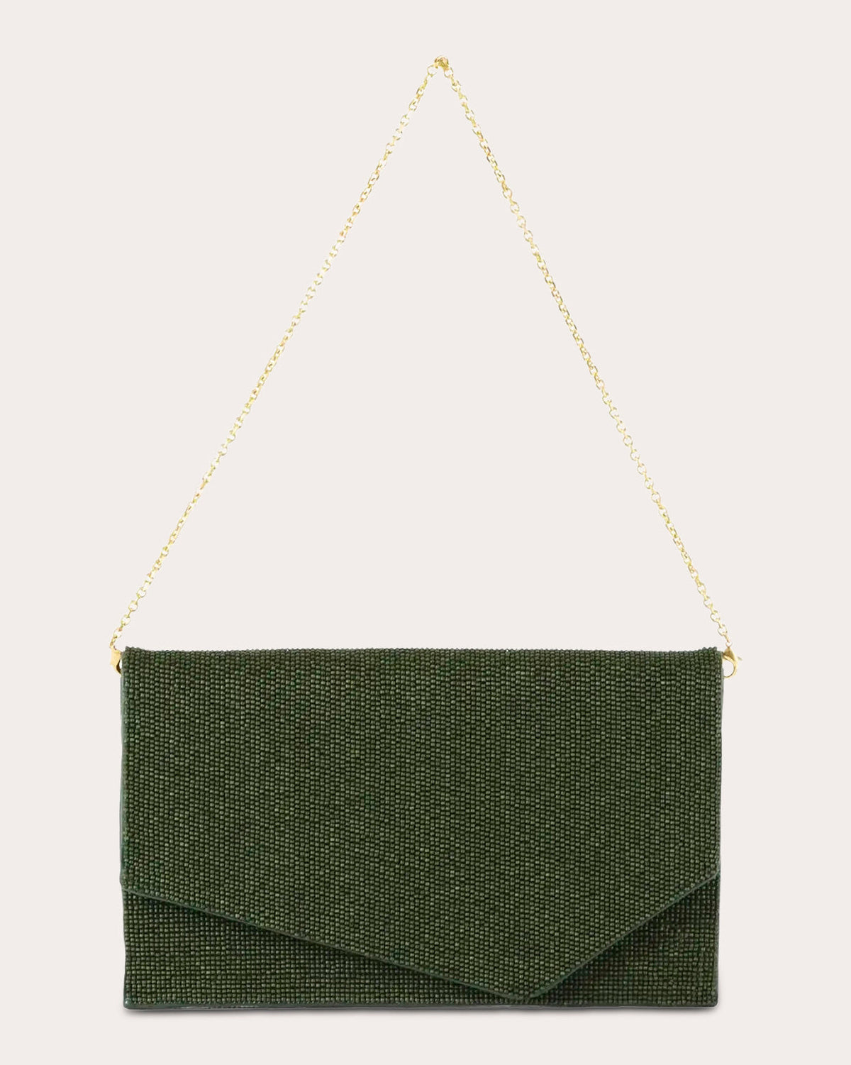 1AM Beaded Envelope Clutch Bag