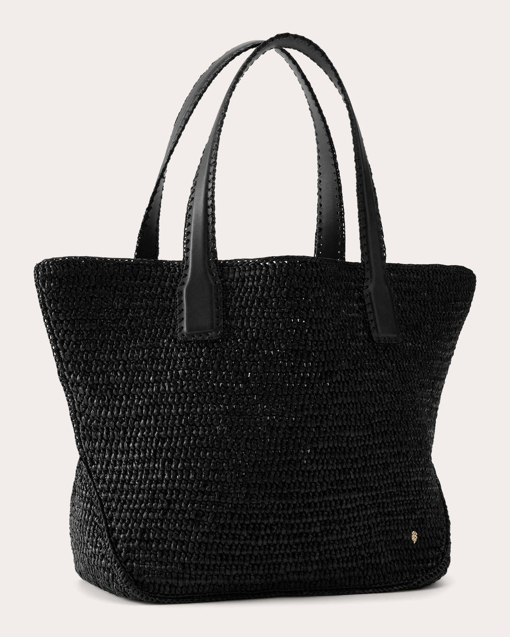 Liyoni Crocheted Raffia Tote Bag