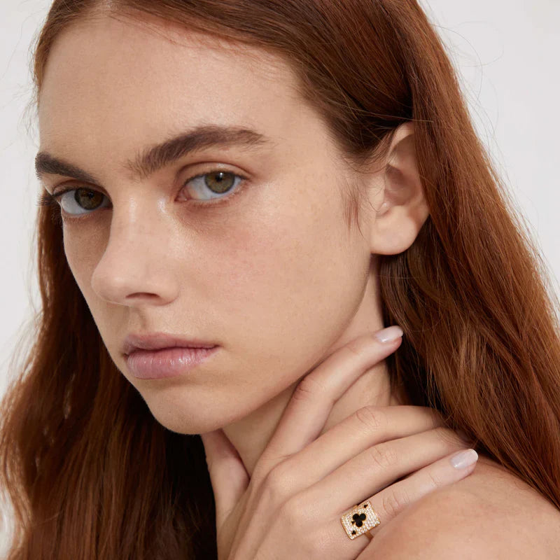 Diamond & 18k Gold Harmonie Pinky Ring