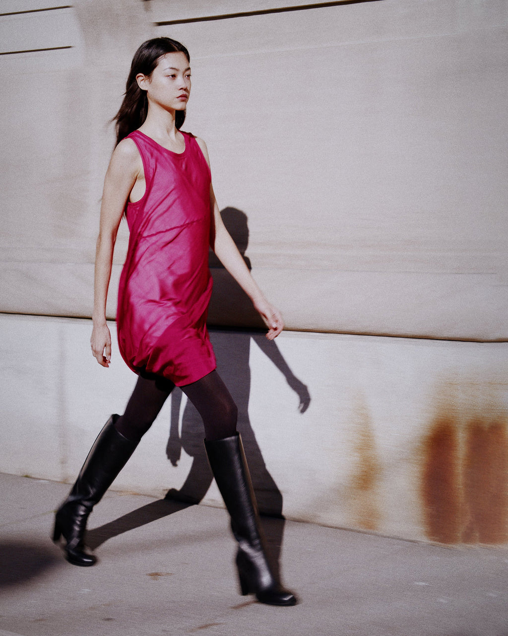 Silk Bubble Mini Dress