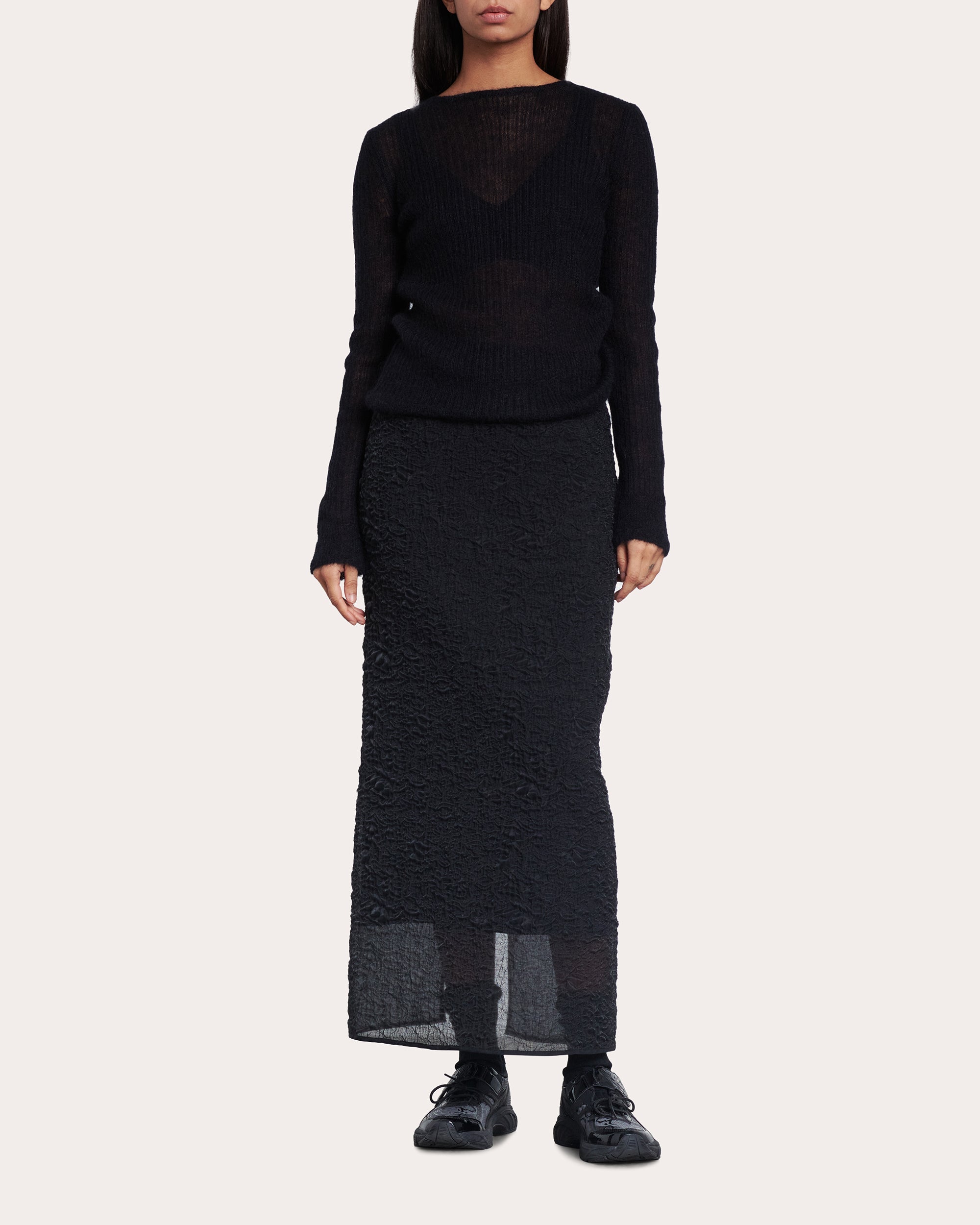 Ussi Ruched Alpaca-Blend Sweater