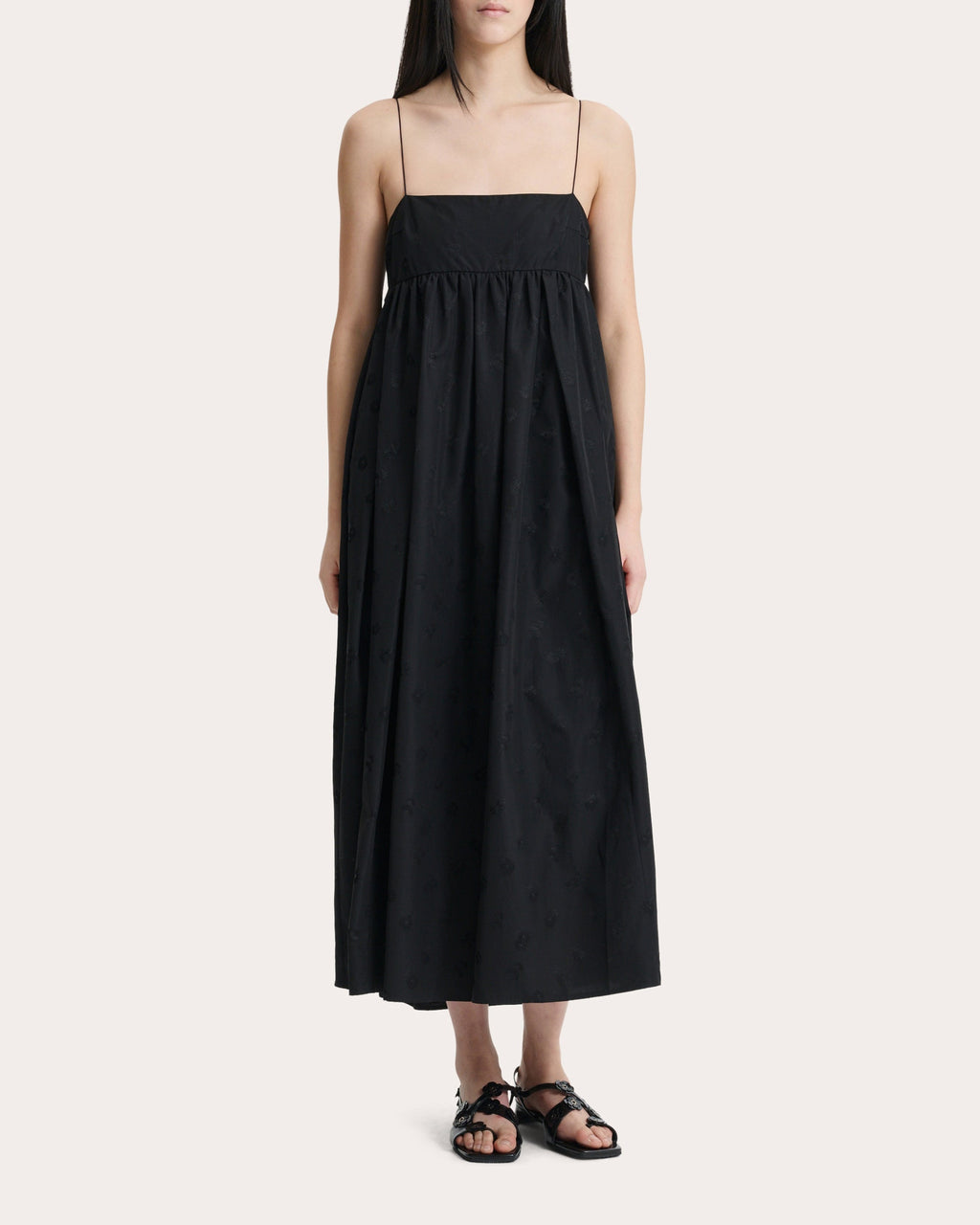 Vilma Ditsy Bellis Jacquard Midi Dress