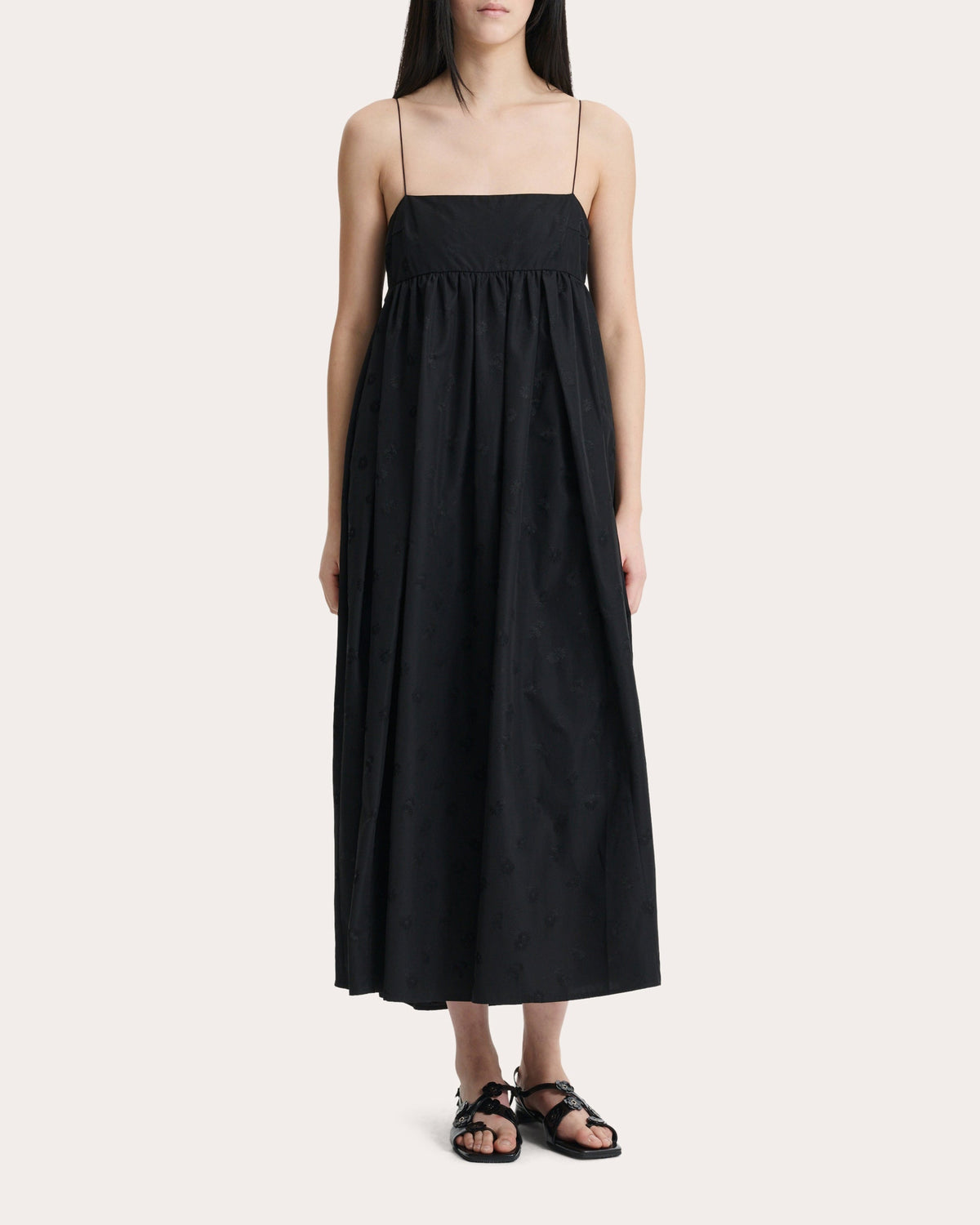 Vilma Ditsy Bellis Jacquard Midi Dress