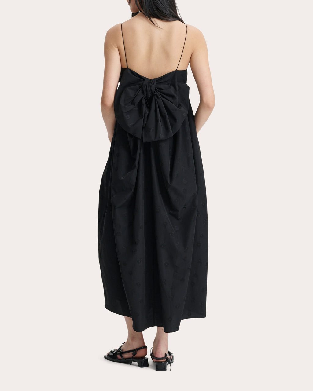 Vilma Ditsy Bellis Jacquard Midi Dress