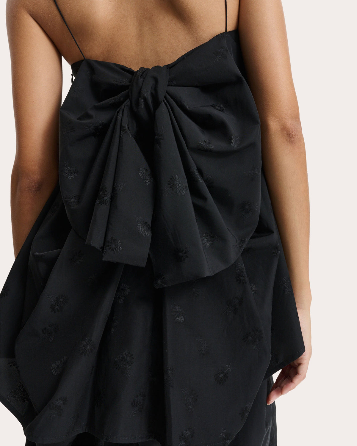 Veronica Ditsy Bellis Jacquard Babydoll Top