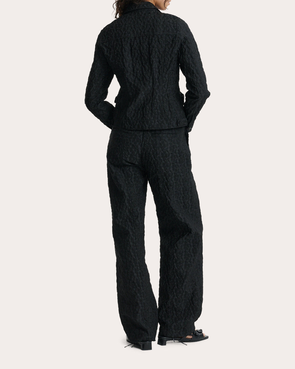 Darmela Begonia Jacquard Trousers