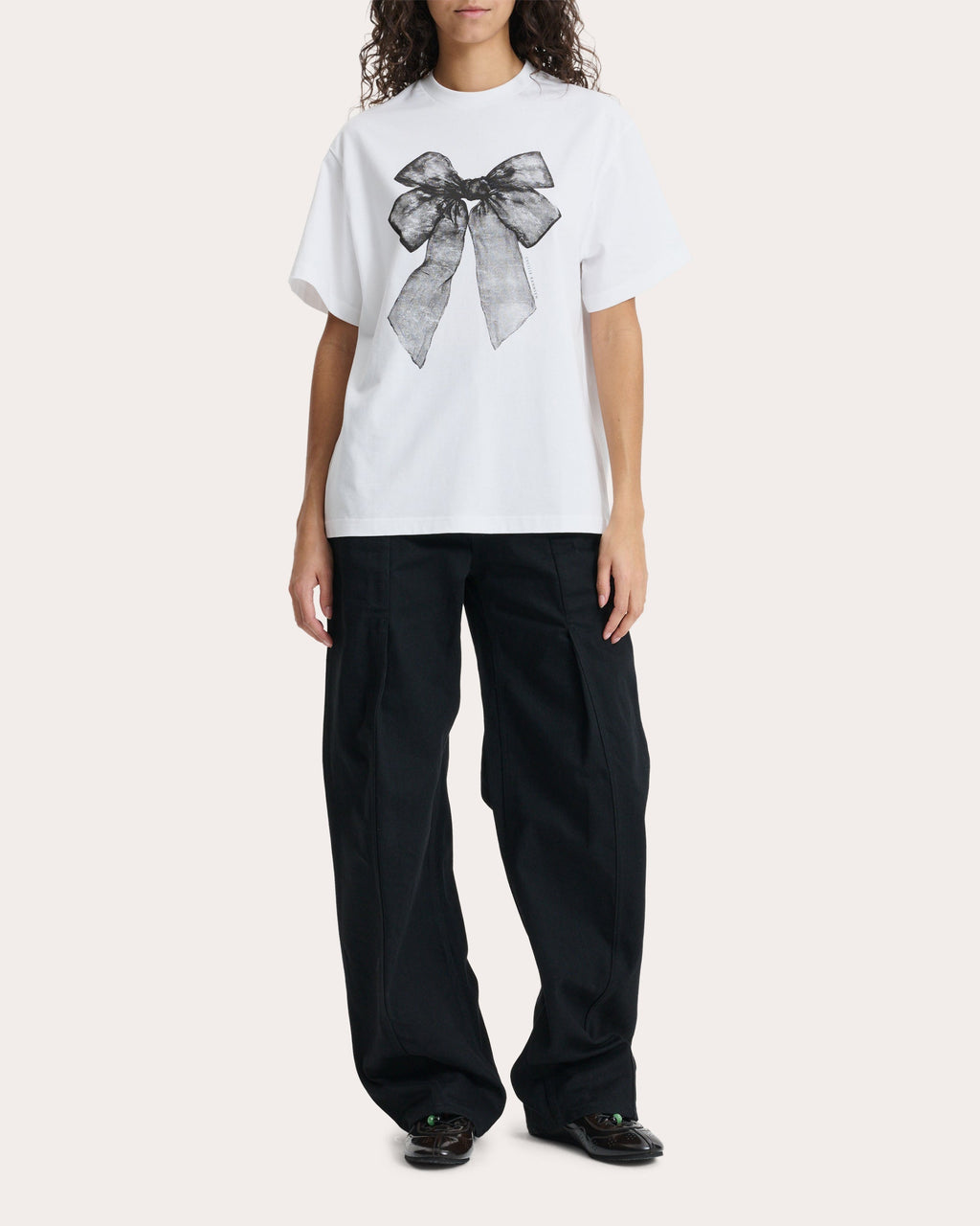Dorothy Bow Jersey Oversized T-Shirt