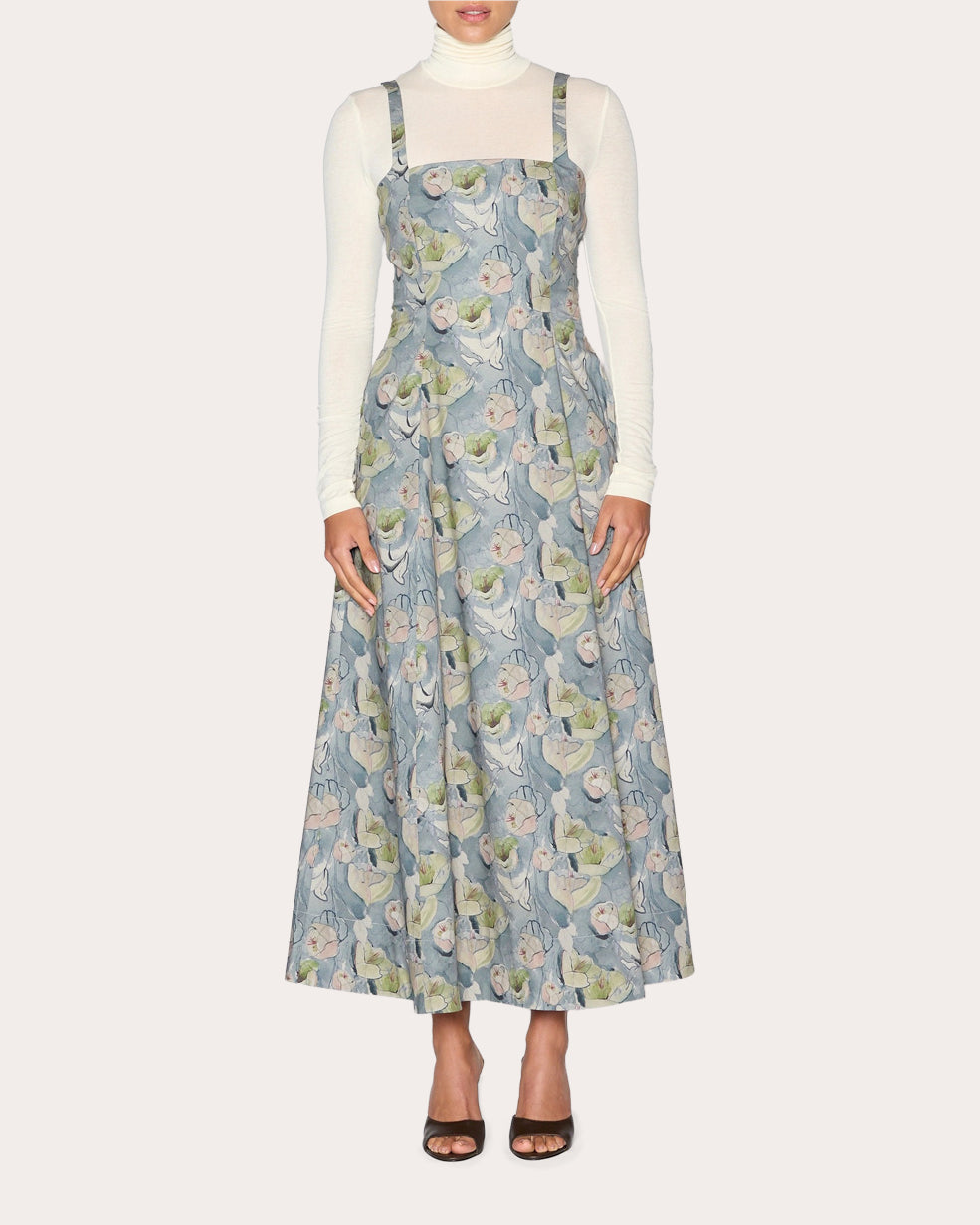 Reflection Floral A-Line Dress