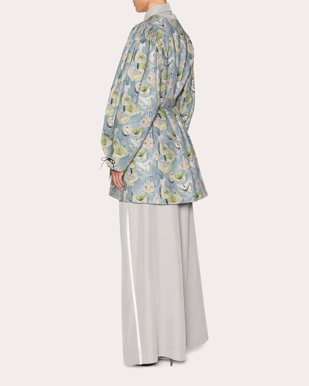Abundance Floral Double-Breasted Coat