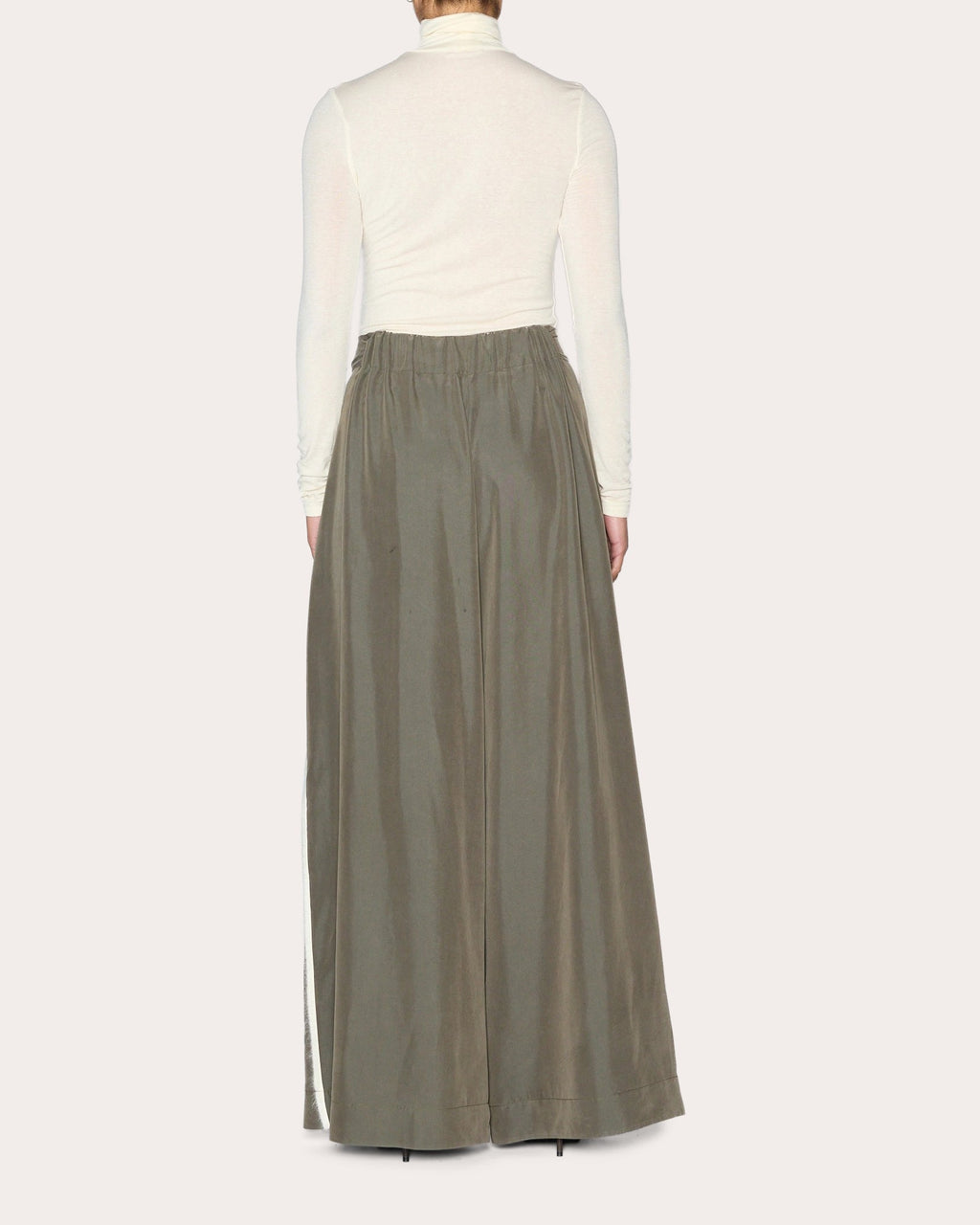 Radiance Grosgrain Wide-Leg Pants