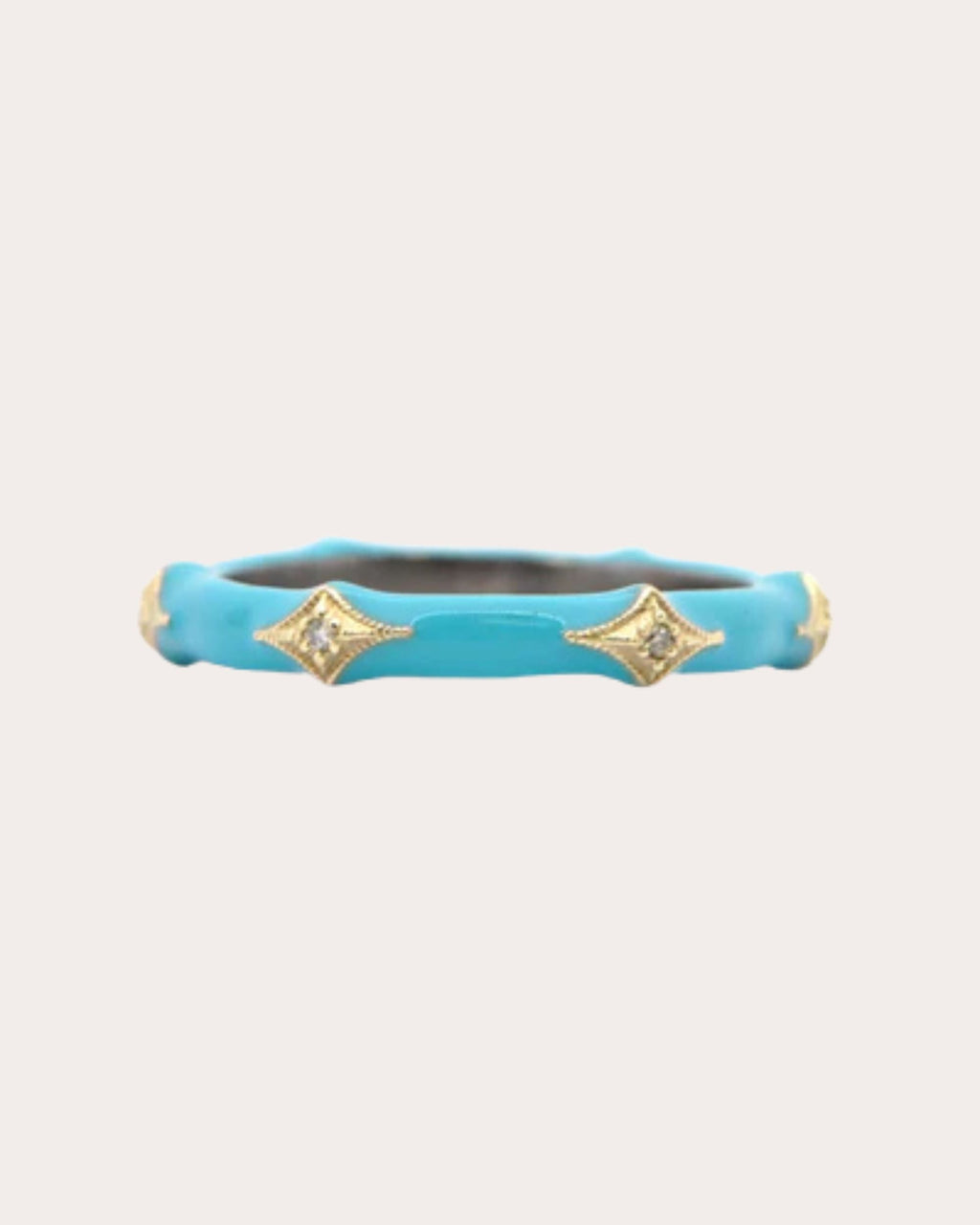 Diamond & 18k Gold Crivelli Stackable Ring