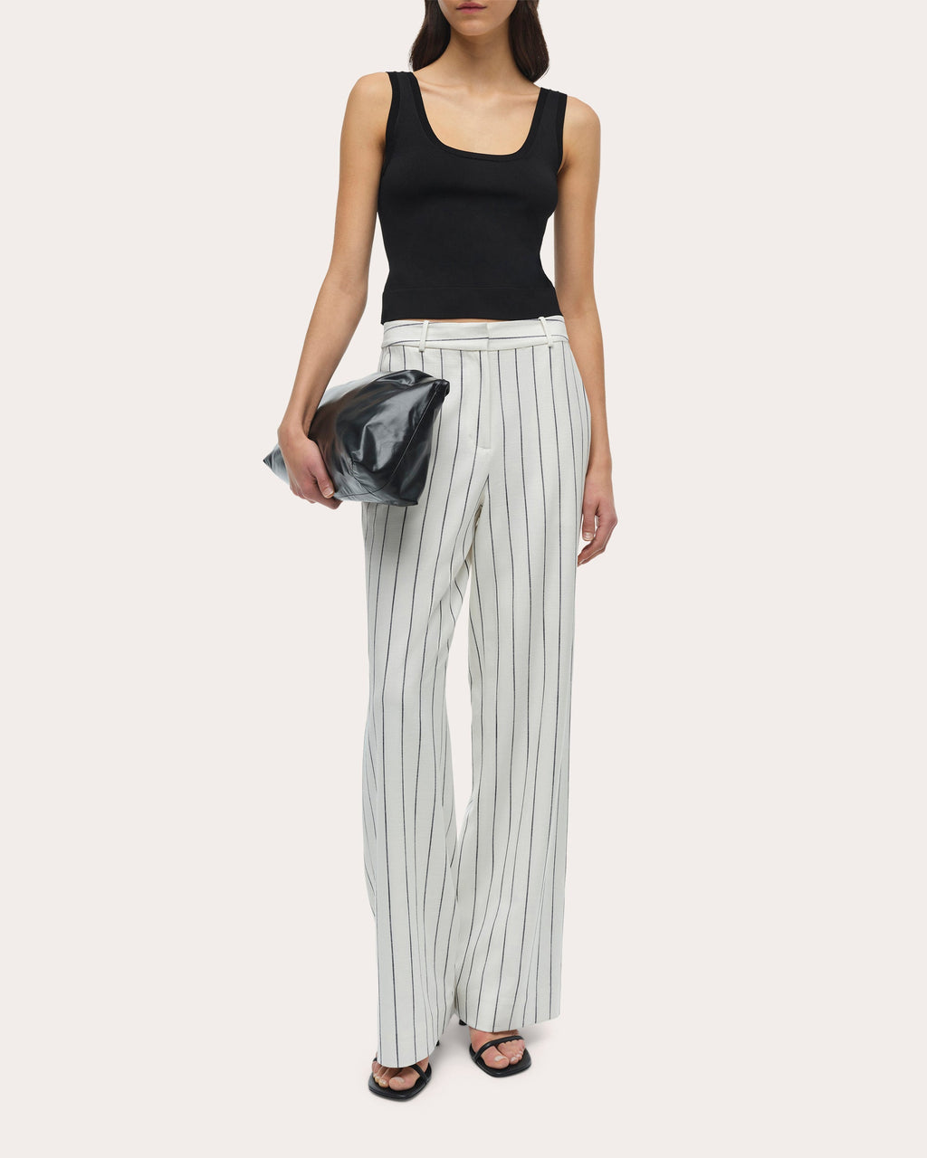 Tavar Stripe Straight-Leg Pants