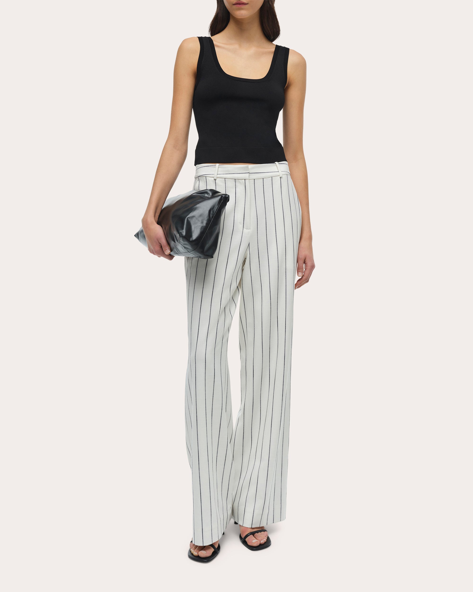 Tavar Stripe Straight-Leg Pants