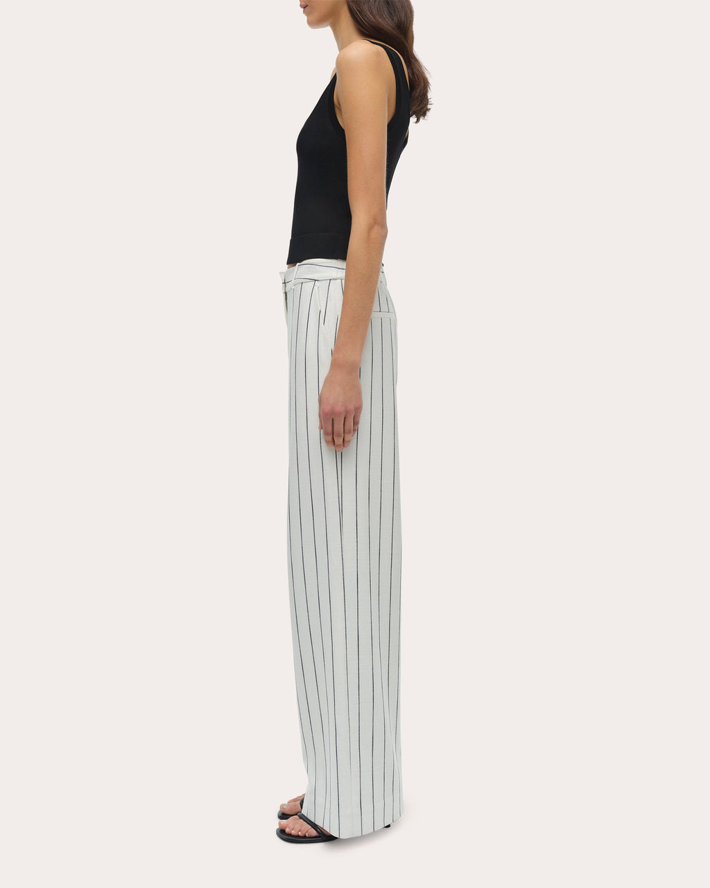 Tavar Stripe Straight-Leg Pants