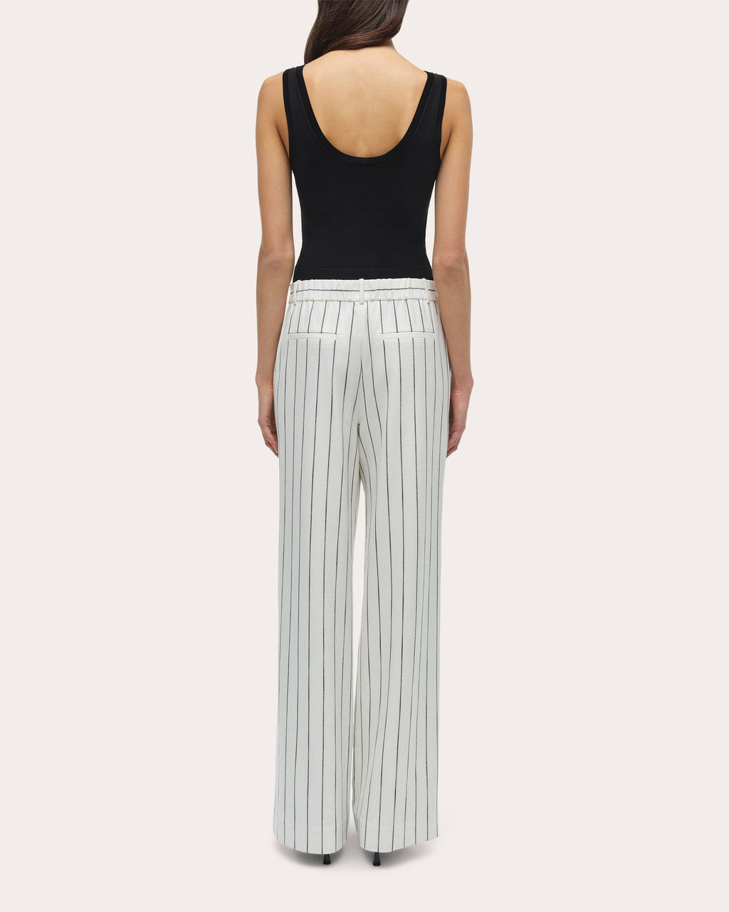 Tavar Stripe Straight-Leg Pants