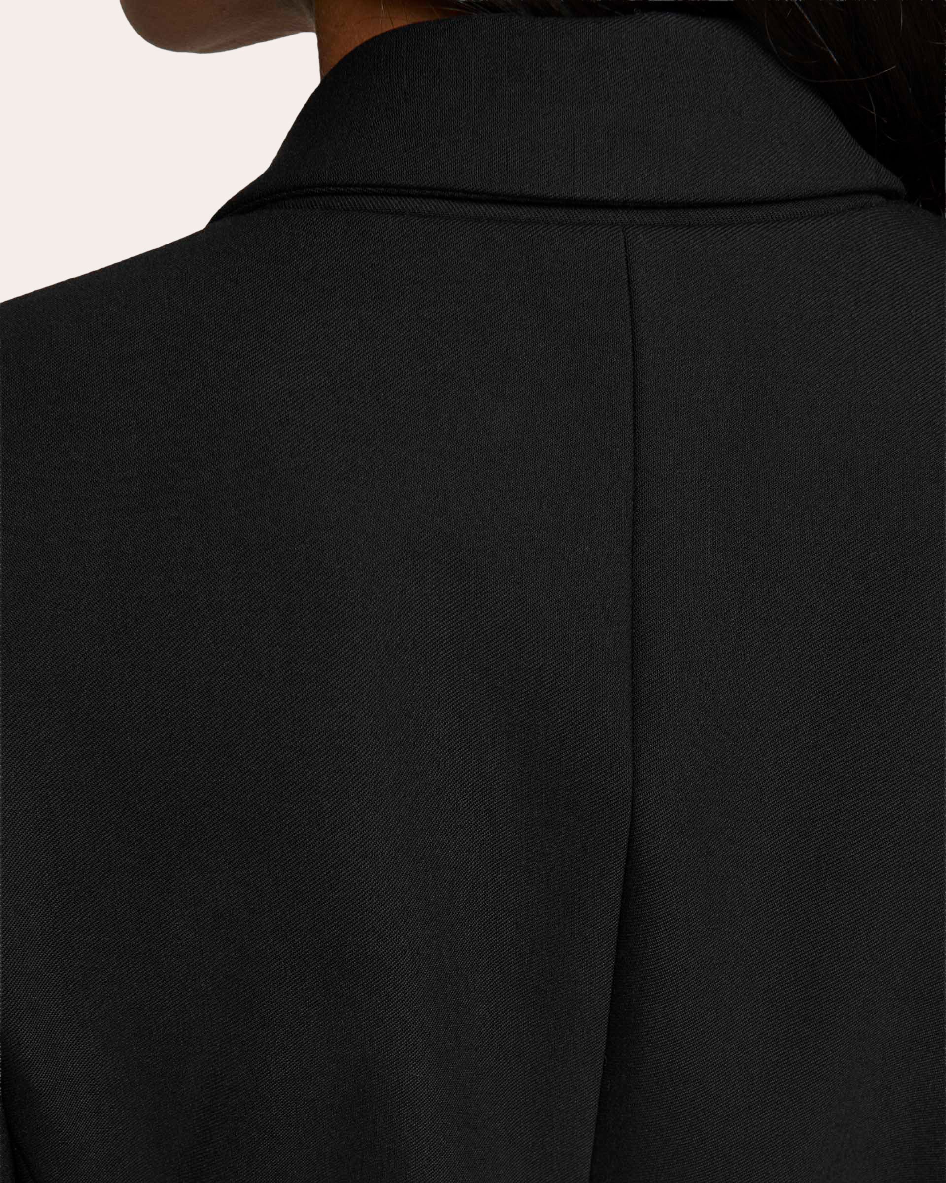Lenox Heavy Wool Twill Belted Blazer