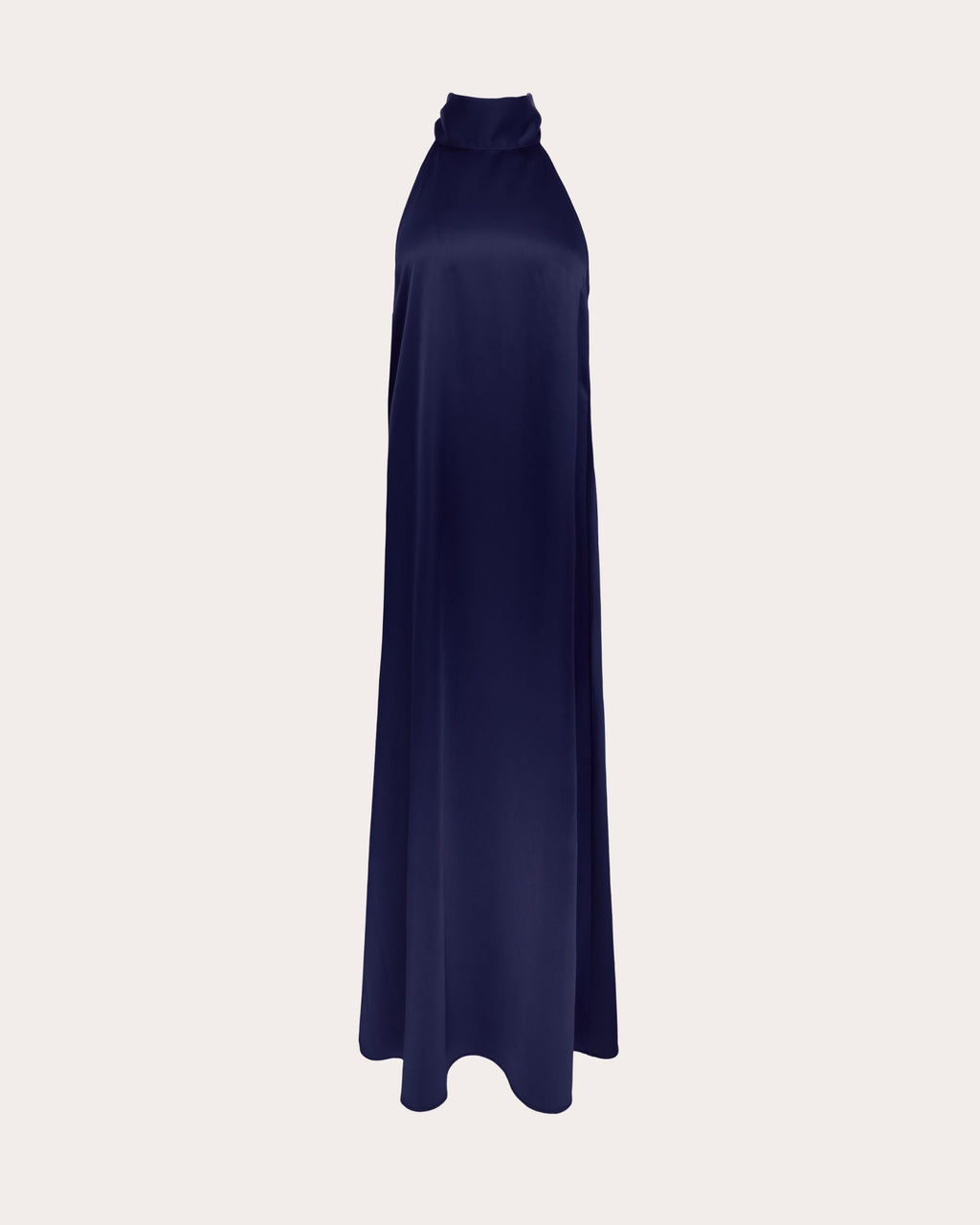 Meera Satin Halter Midi Dress