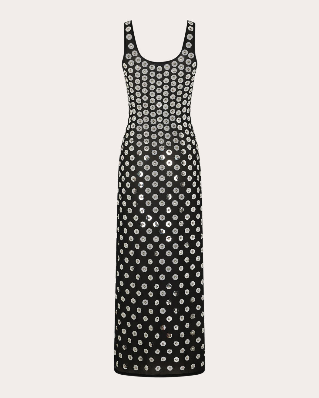 Smocked Printed Crepe Maxi Dress