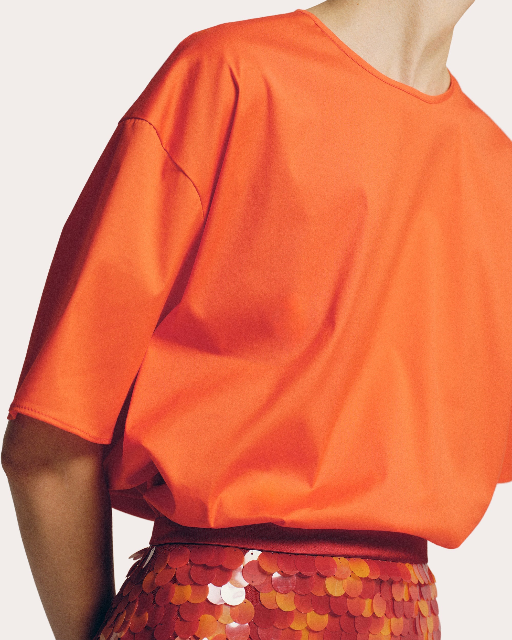 Poplin Boxy T-Shirt