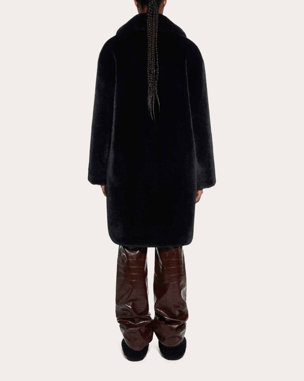 Camille Faux Fur Cocoon Coat