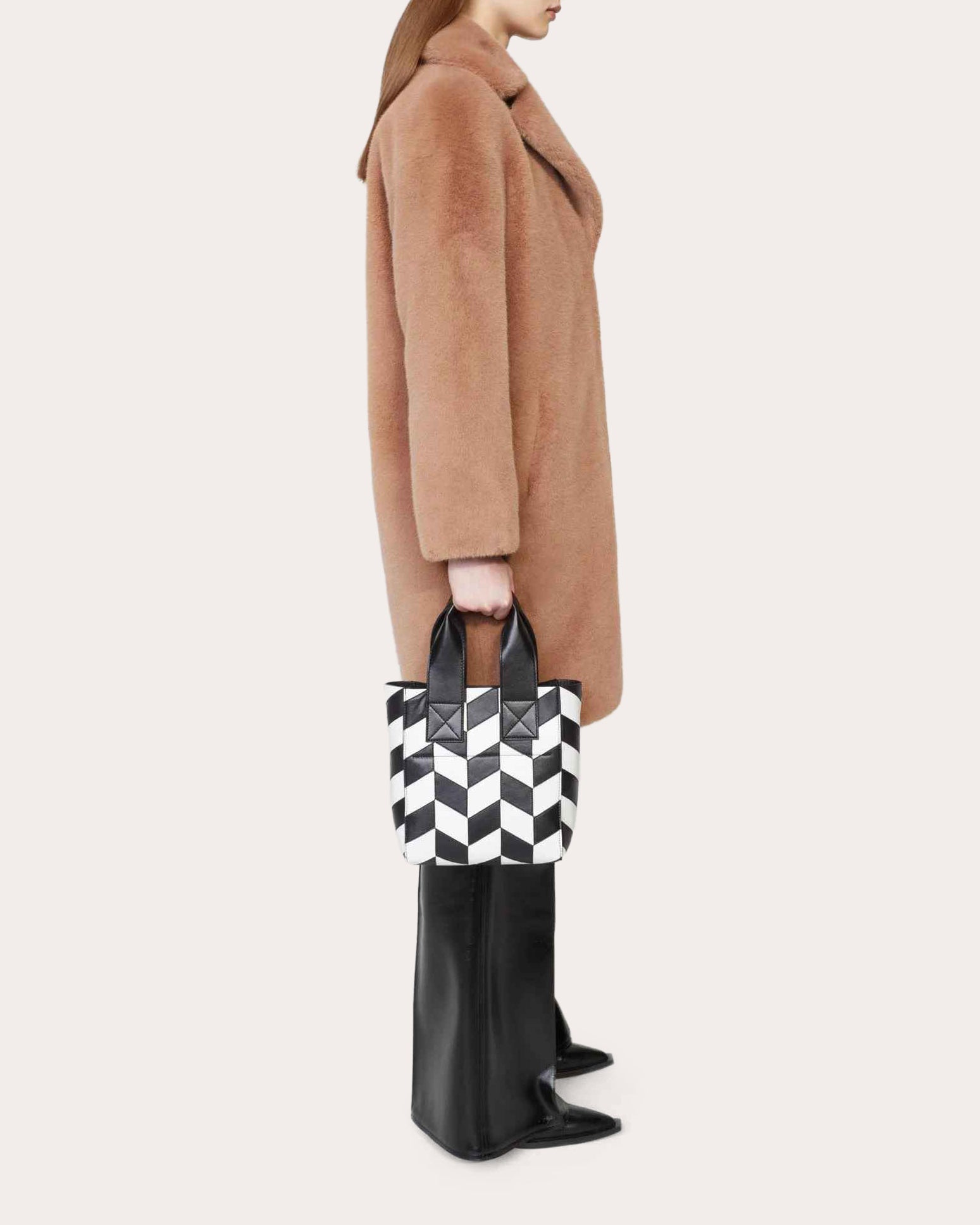 Camille Faux Fur Cocoon Coat