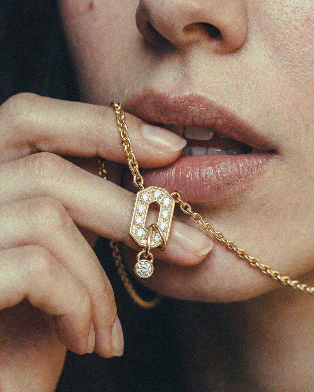 Diamond & 14k Gold My Way Pendant Necklace