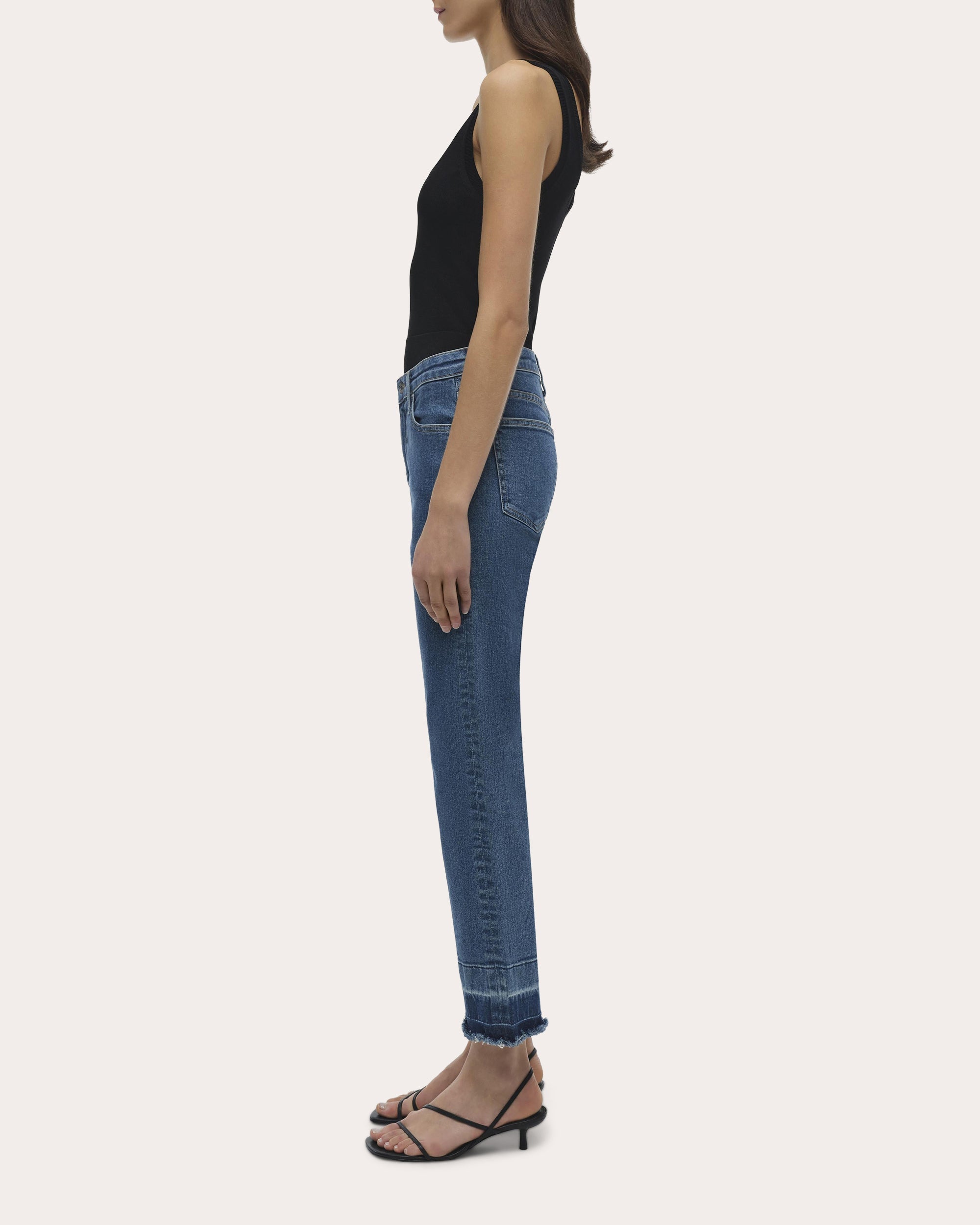 River High-Rise Straight-Leg Jeans