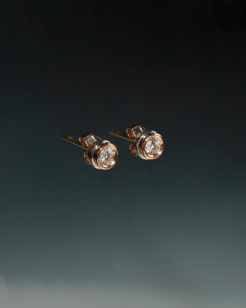 0.05ctw Diamond & 18k Gold Ignite Stud Earrings