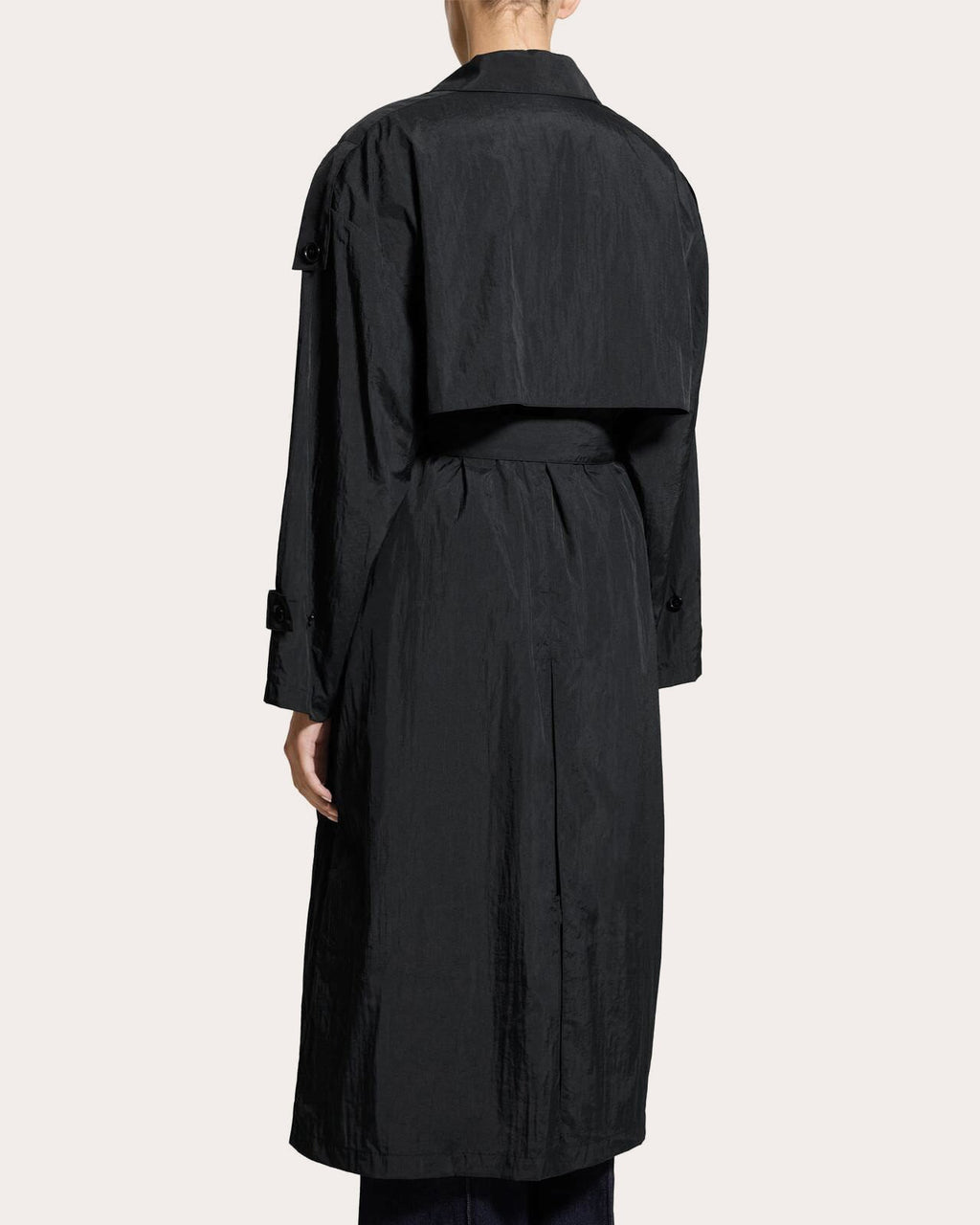 Recycled Nylon Airy Trench Coat