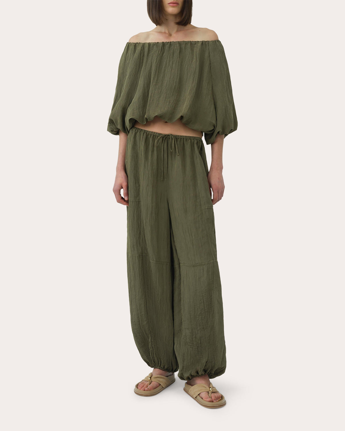 Freya Crinkled Parachute Pants