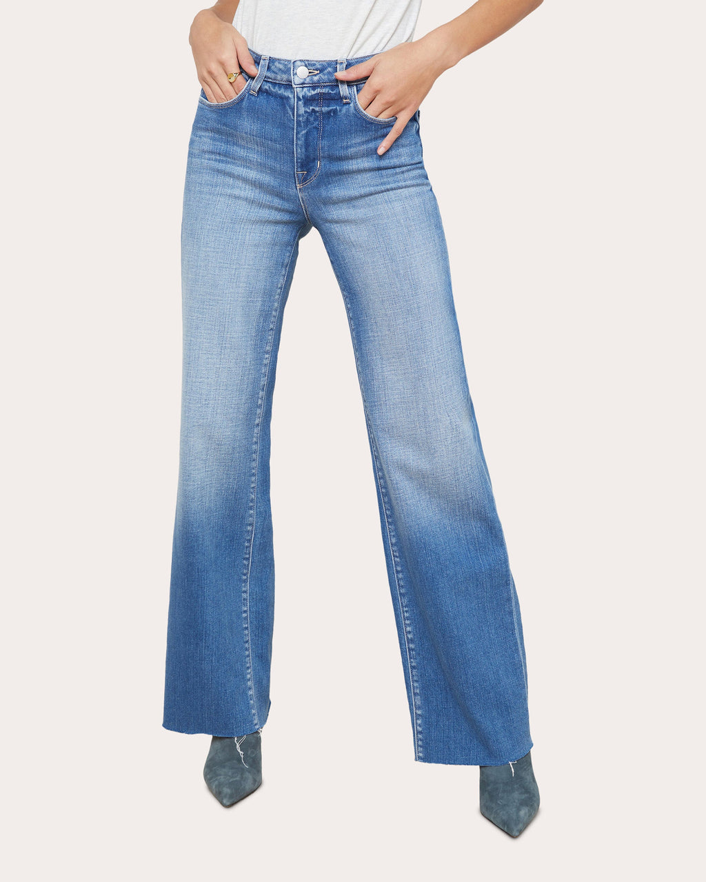 Scottie High-Rise Wide-Leg Jeans