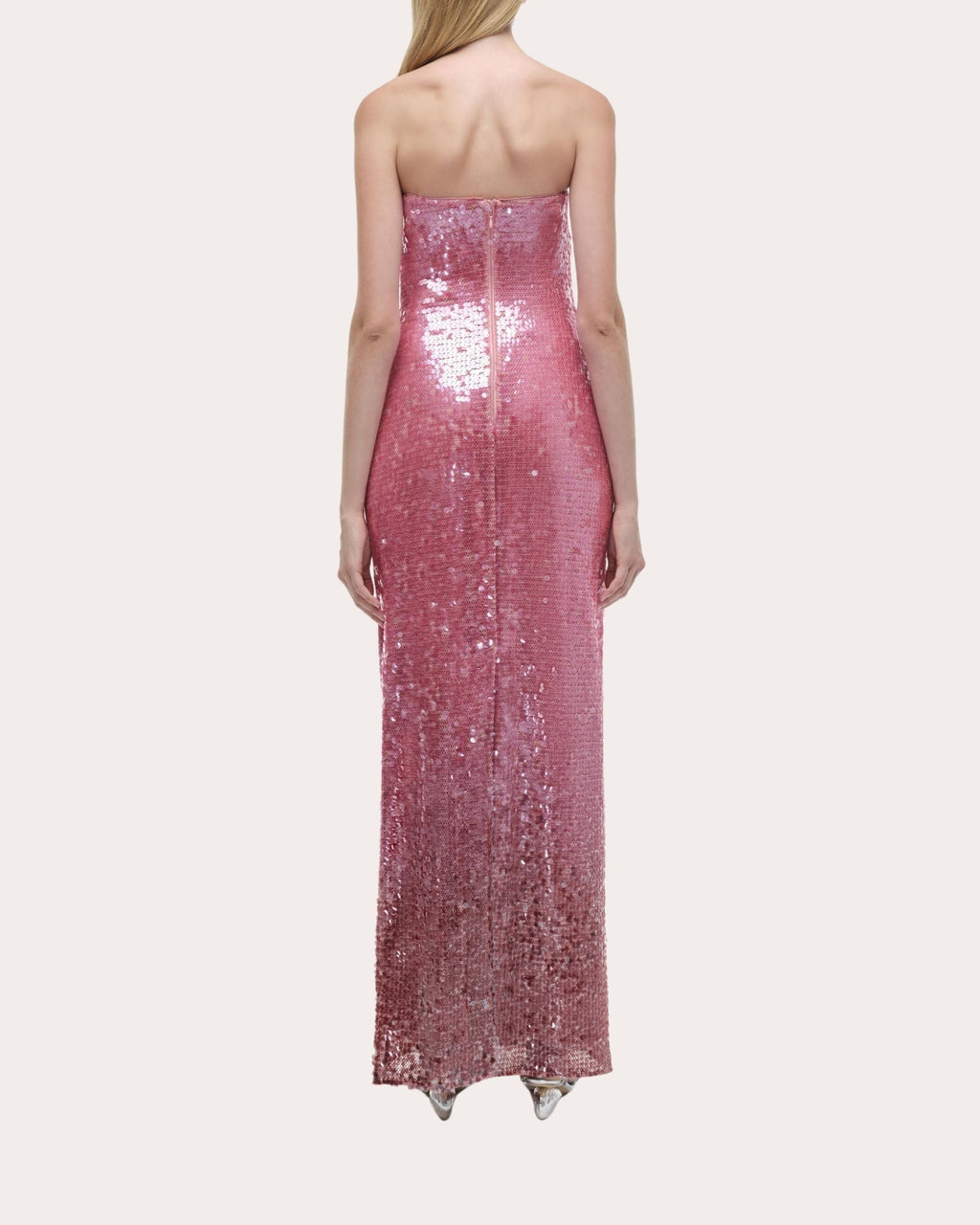 Leilani Sequin Strapless Column Gown