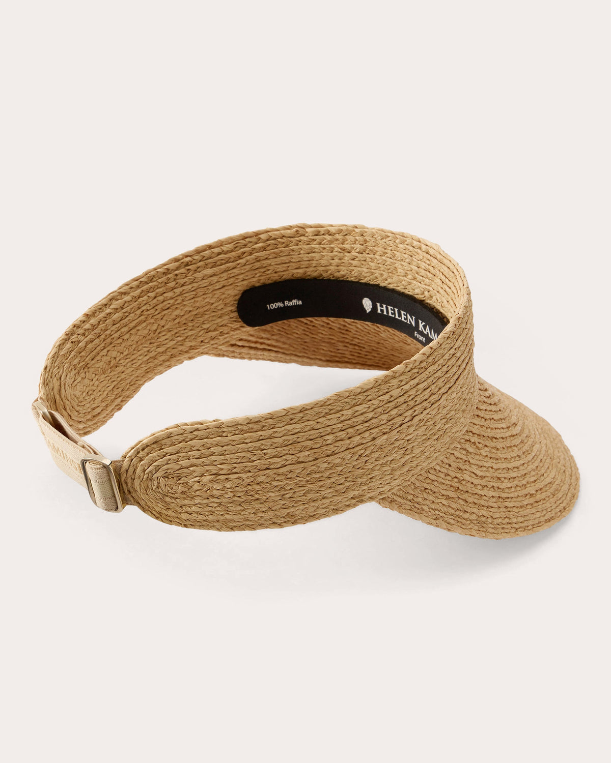 Kenna Braided Raffia Visor