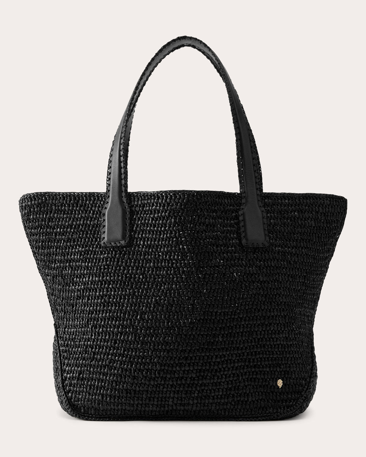 Liyoni Crocheted Raffia Tote Bag