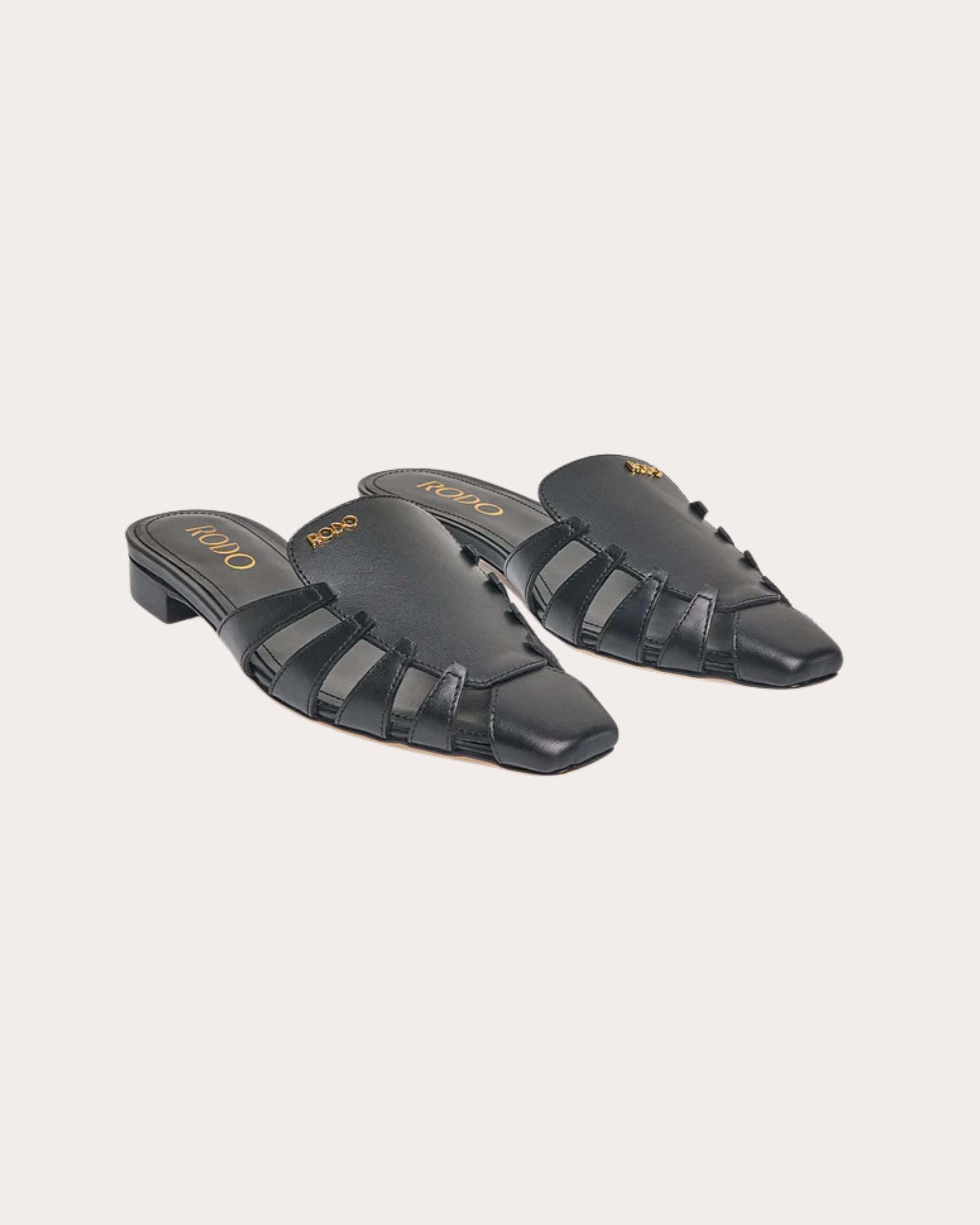 Maudie Leather Halo Mule