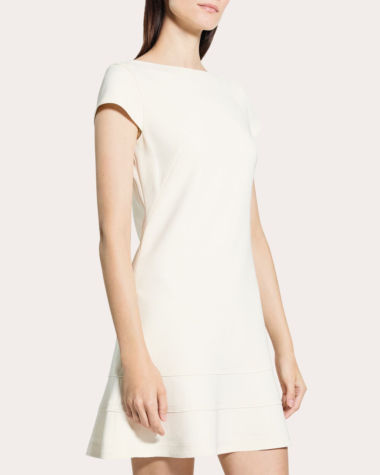 Admiral Crepe Seamed A-Line Mini Dress