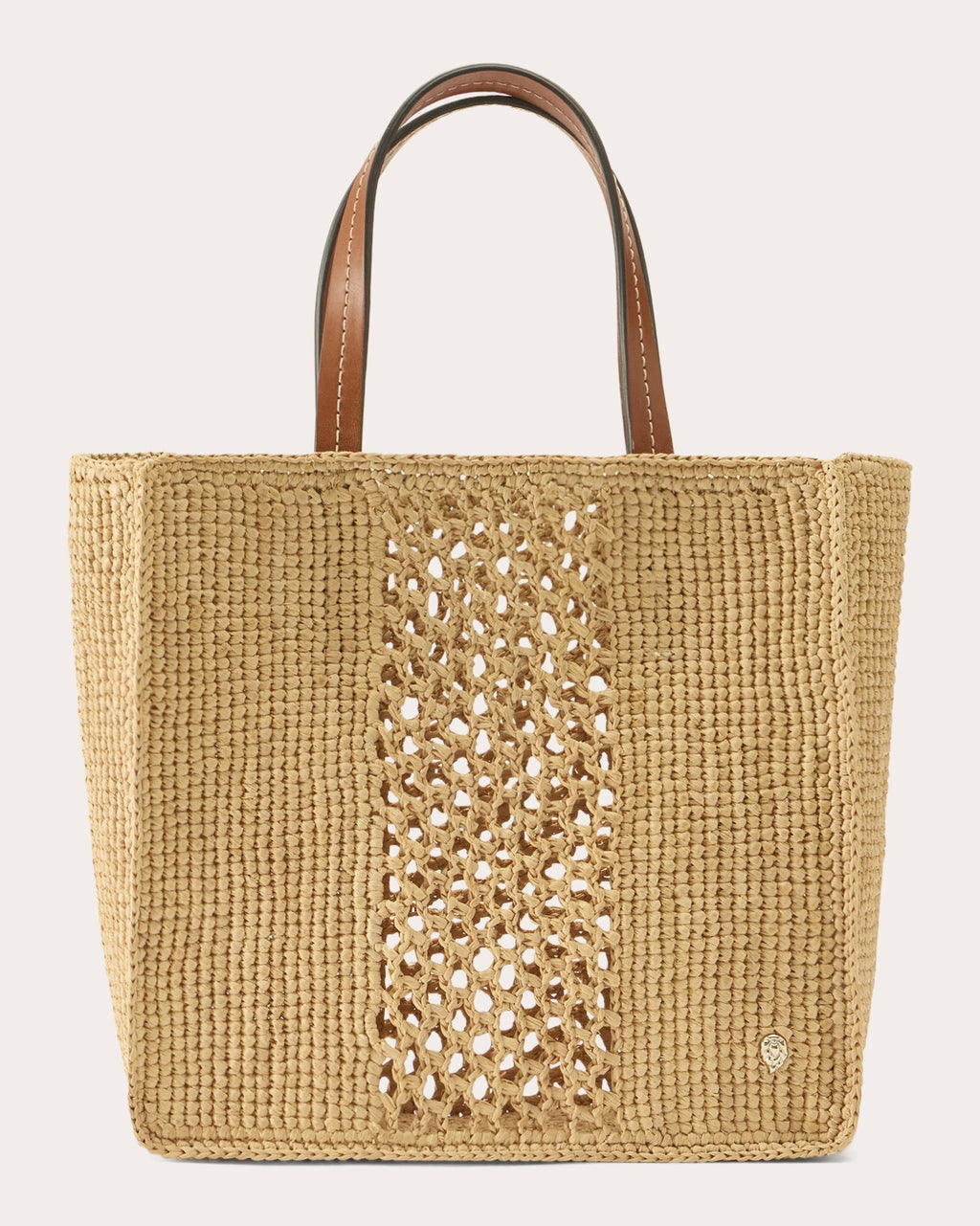 Arleth Crocheted Raffia Mini Tote