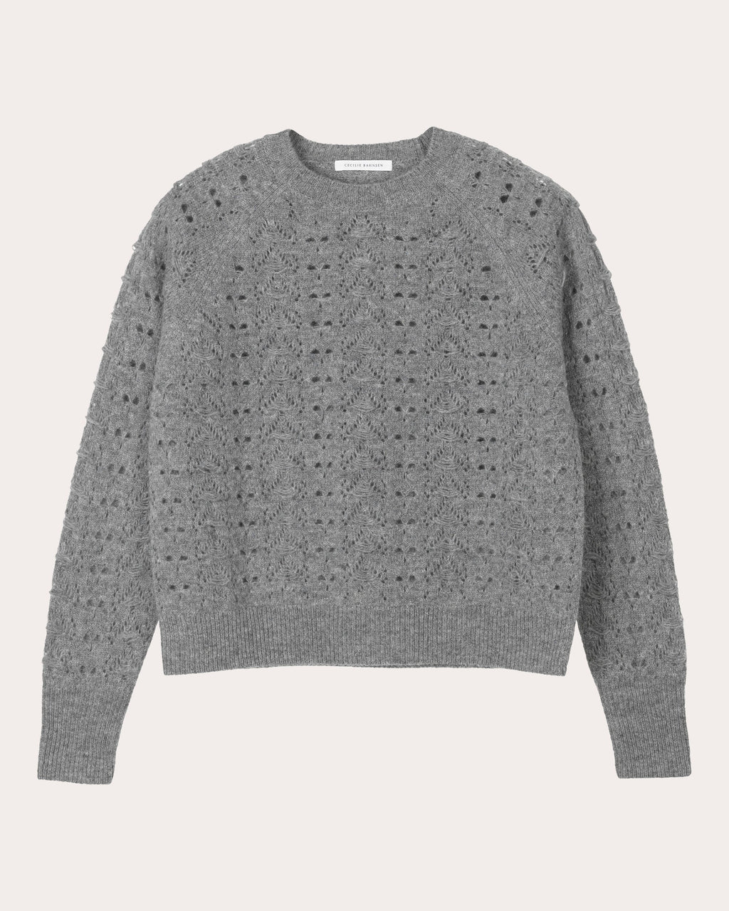 Bidane Heritage Knit Wool Raglan Sweater