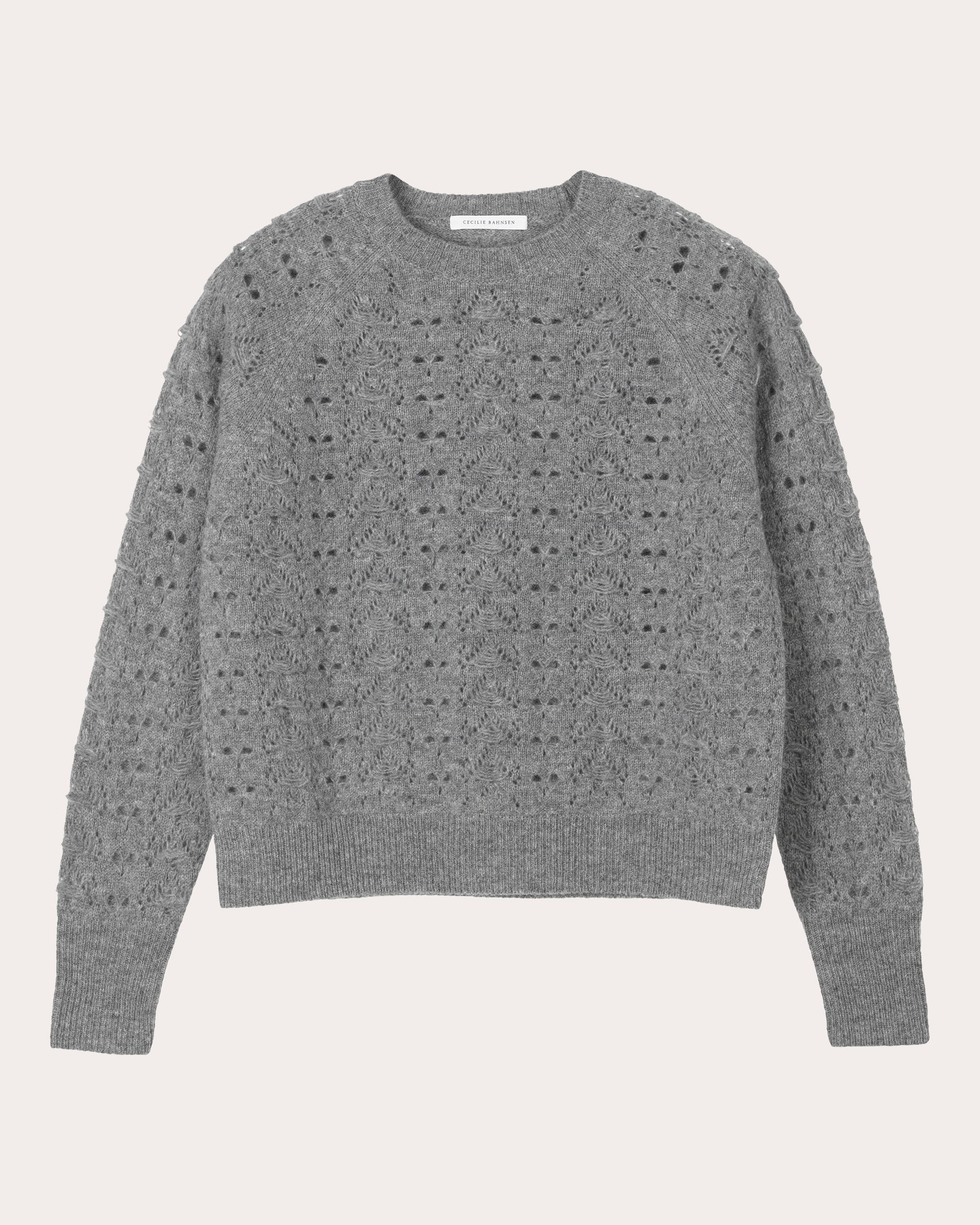 Bidane Heritage Knit Wool Raglan Sweater
