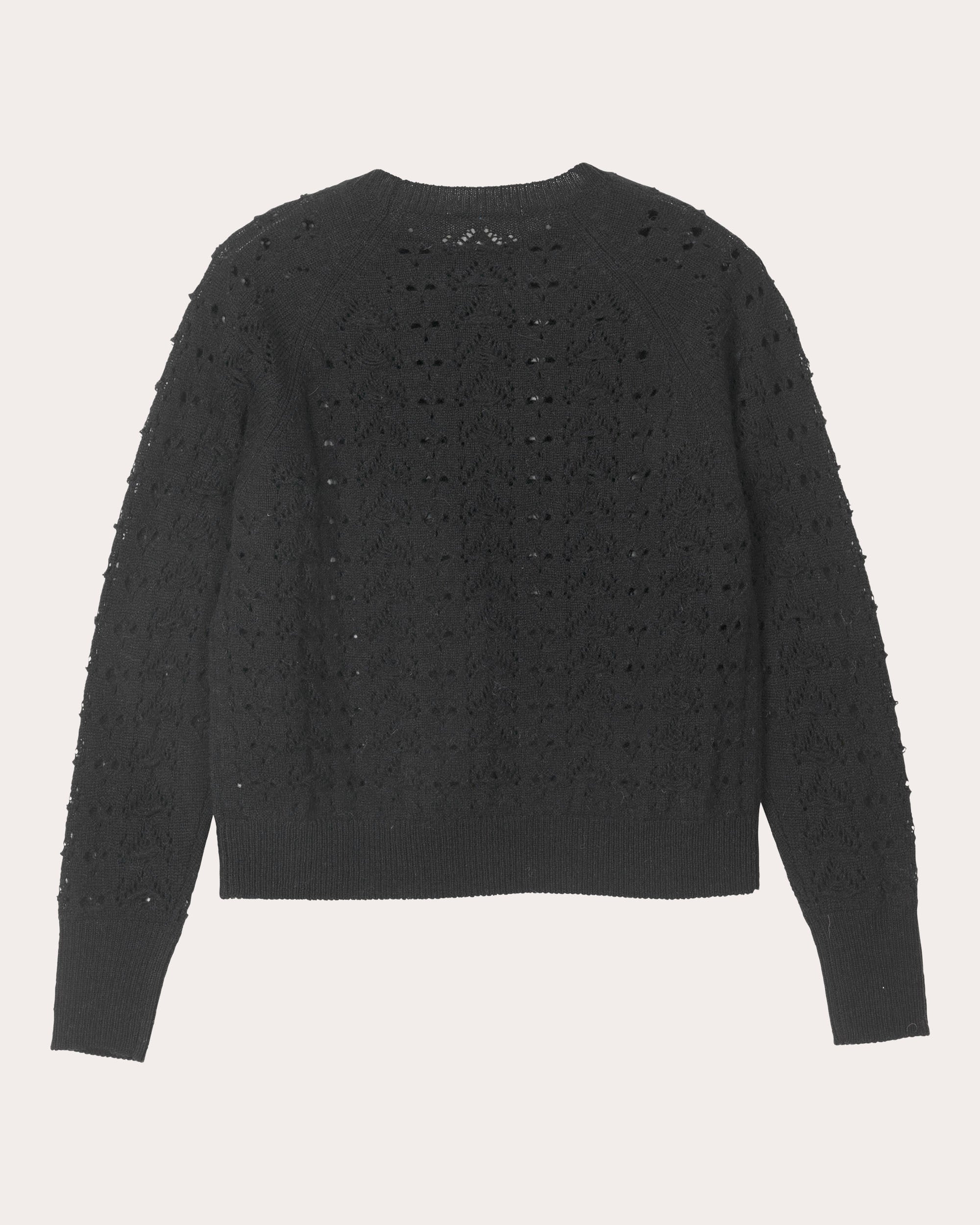Bidane Heritage Knit Wool Raglan Sweater