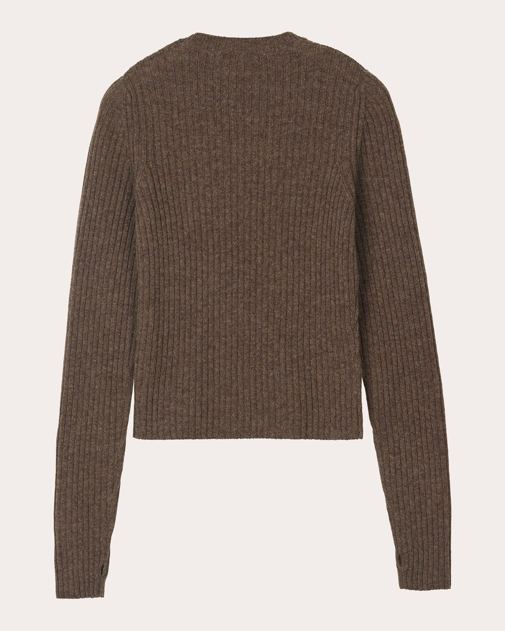 Blas Floral Appliqué Wool Crewneck Sweater
