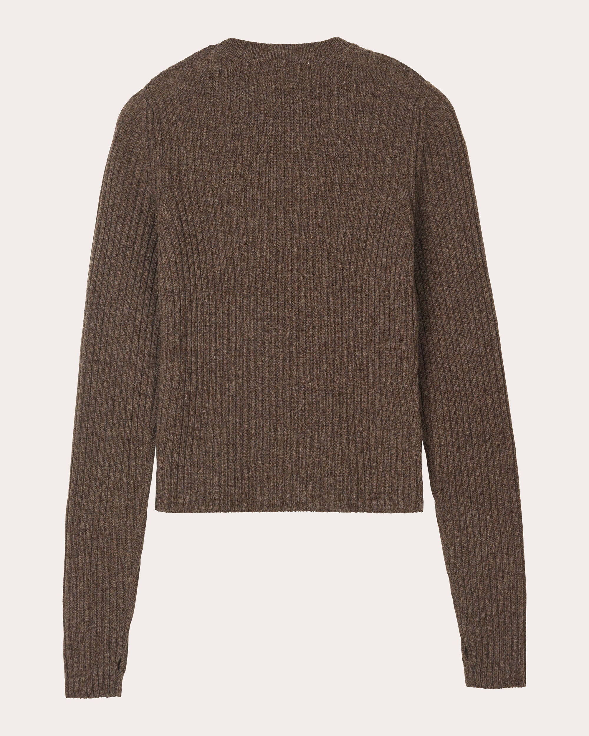 Blas Floral Appliqué Wool Crewneck Sweater