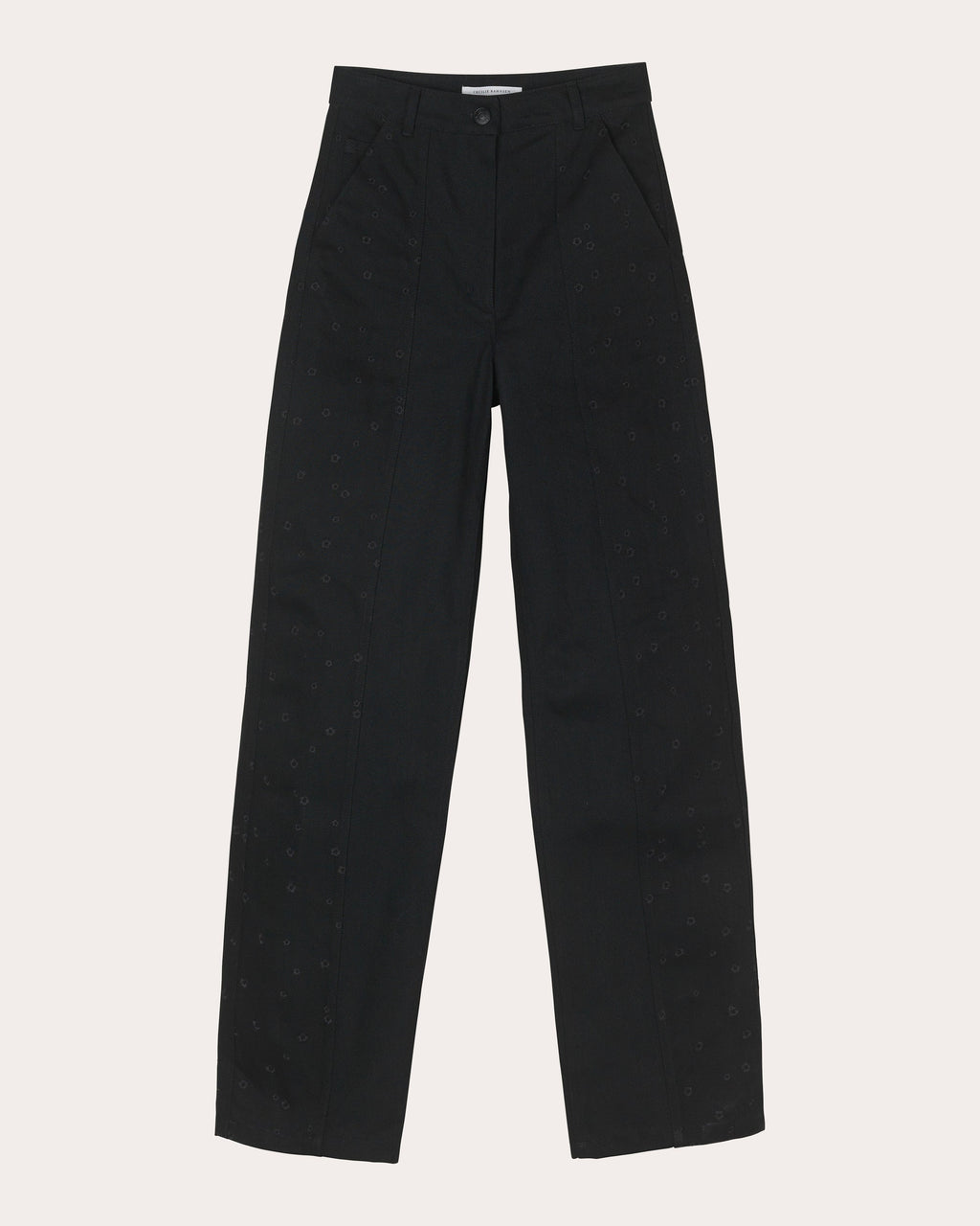 Bliss Embroidered Floral Straight-Leg Jeans