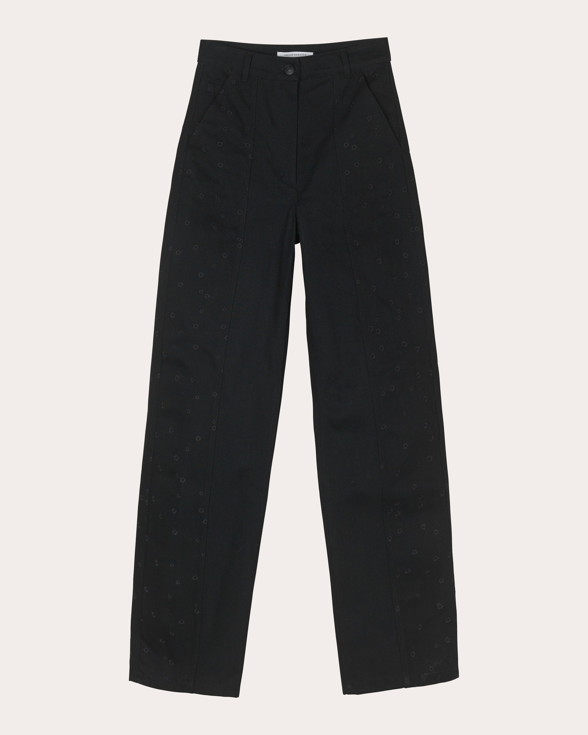 Bliss Embroidered Floral Straight-Leg Jeans