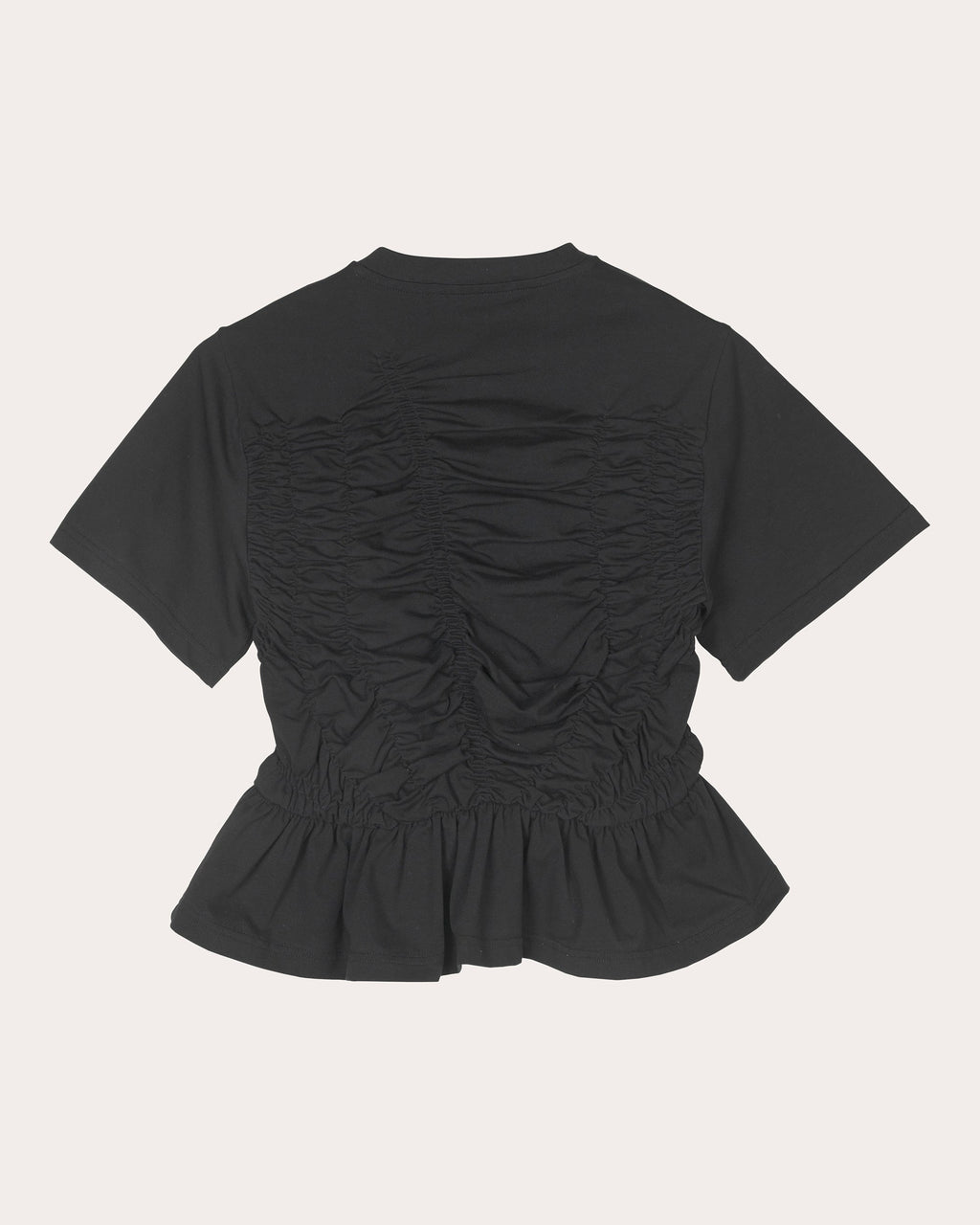 Ace Jersey Shirred Ruffle T-Shirt