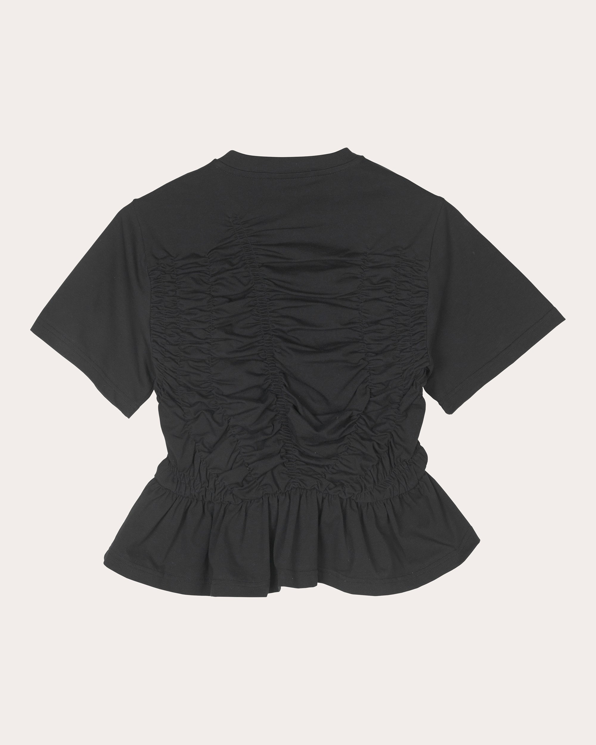 Ace Jersey Shirred Ruffle T-Shirt