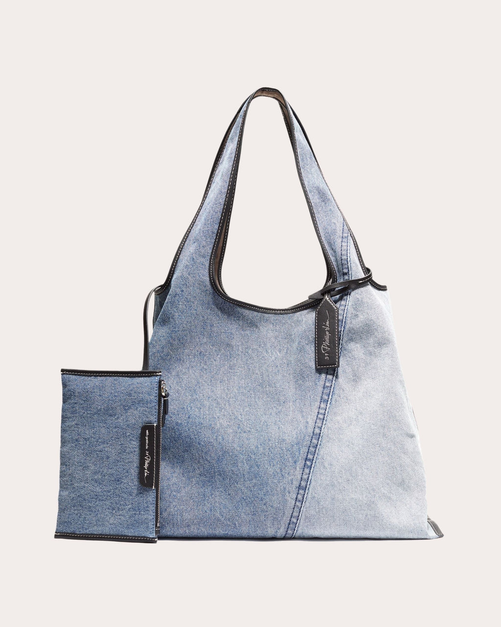 Market Patchwork Denim Shoulder Bag