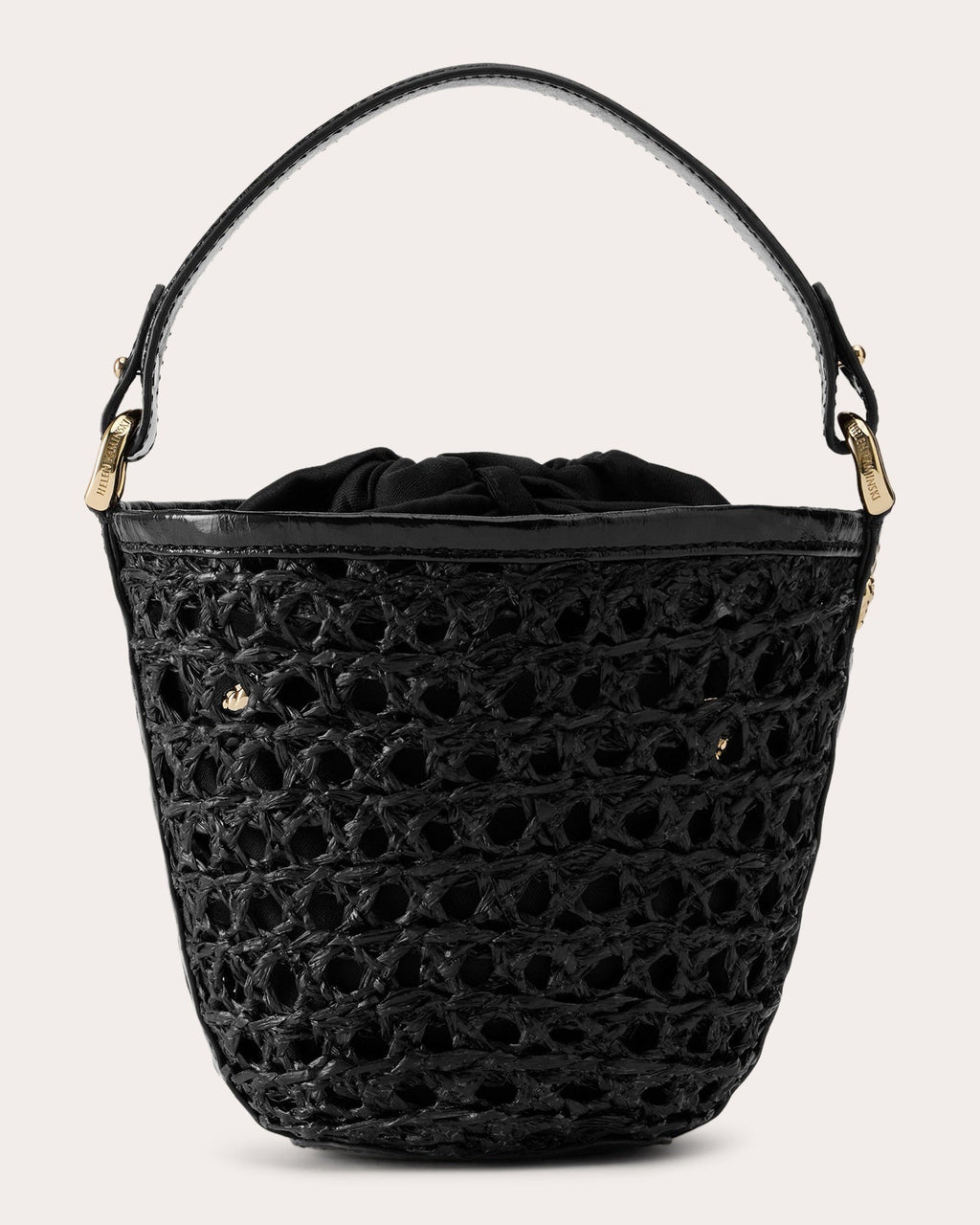Ama Raffia Lace Braid Mini Basket